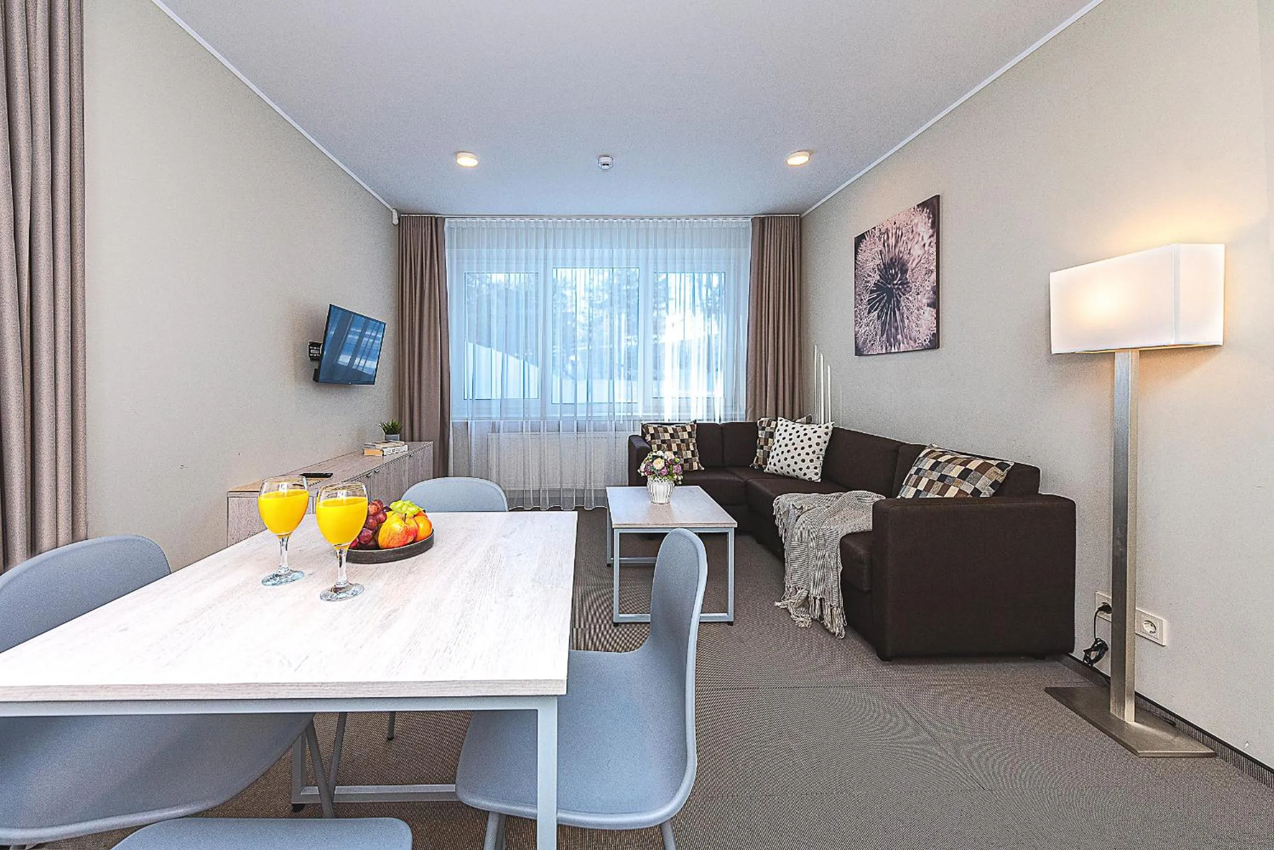 Dining area in Nykščio Namai & SPA