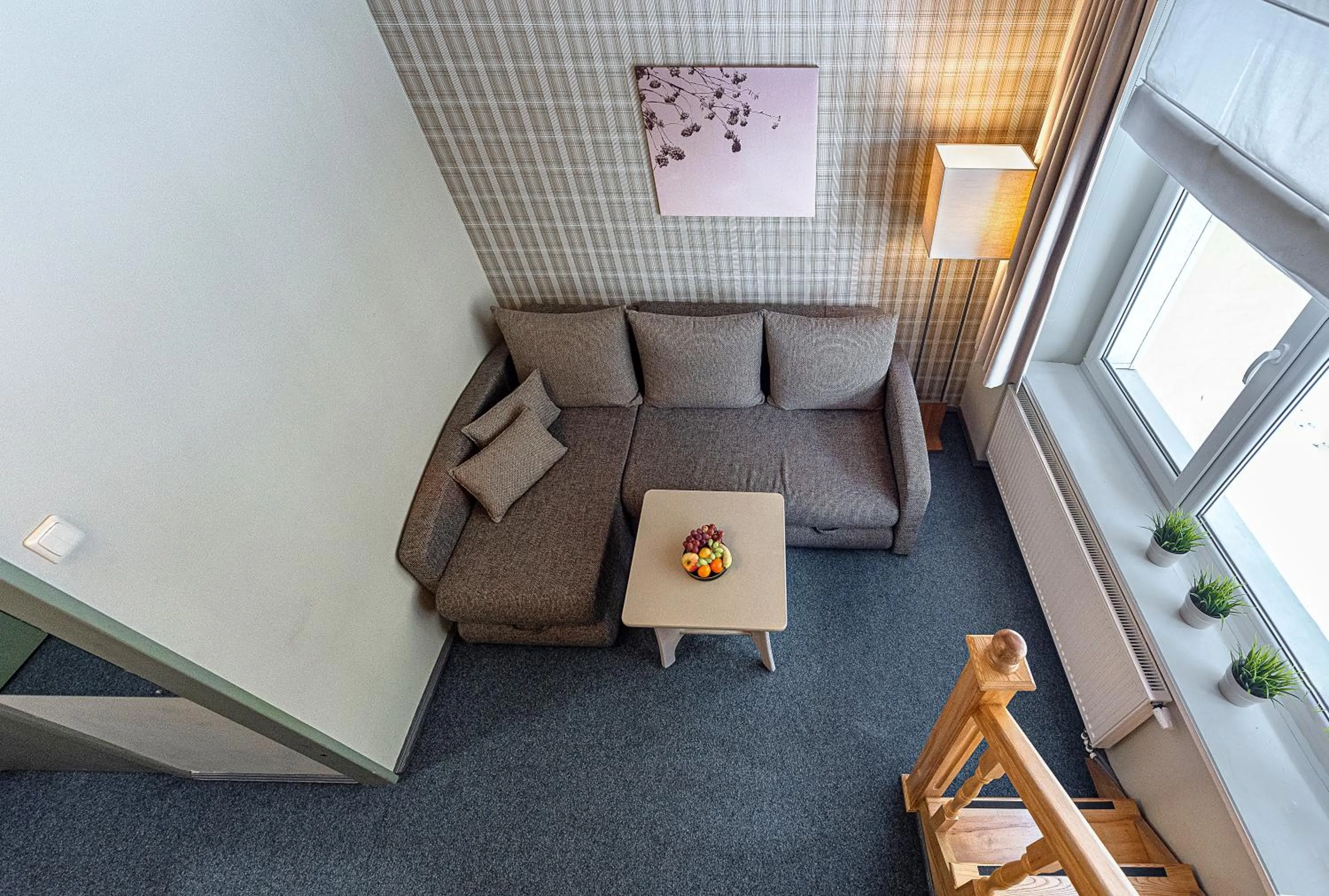 Living room in Nykščio Namai & SPA