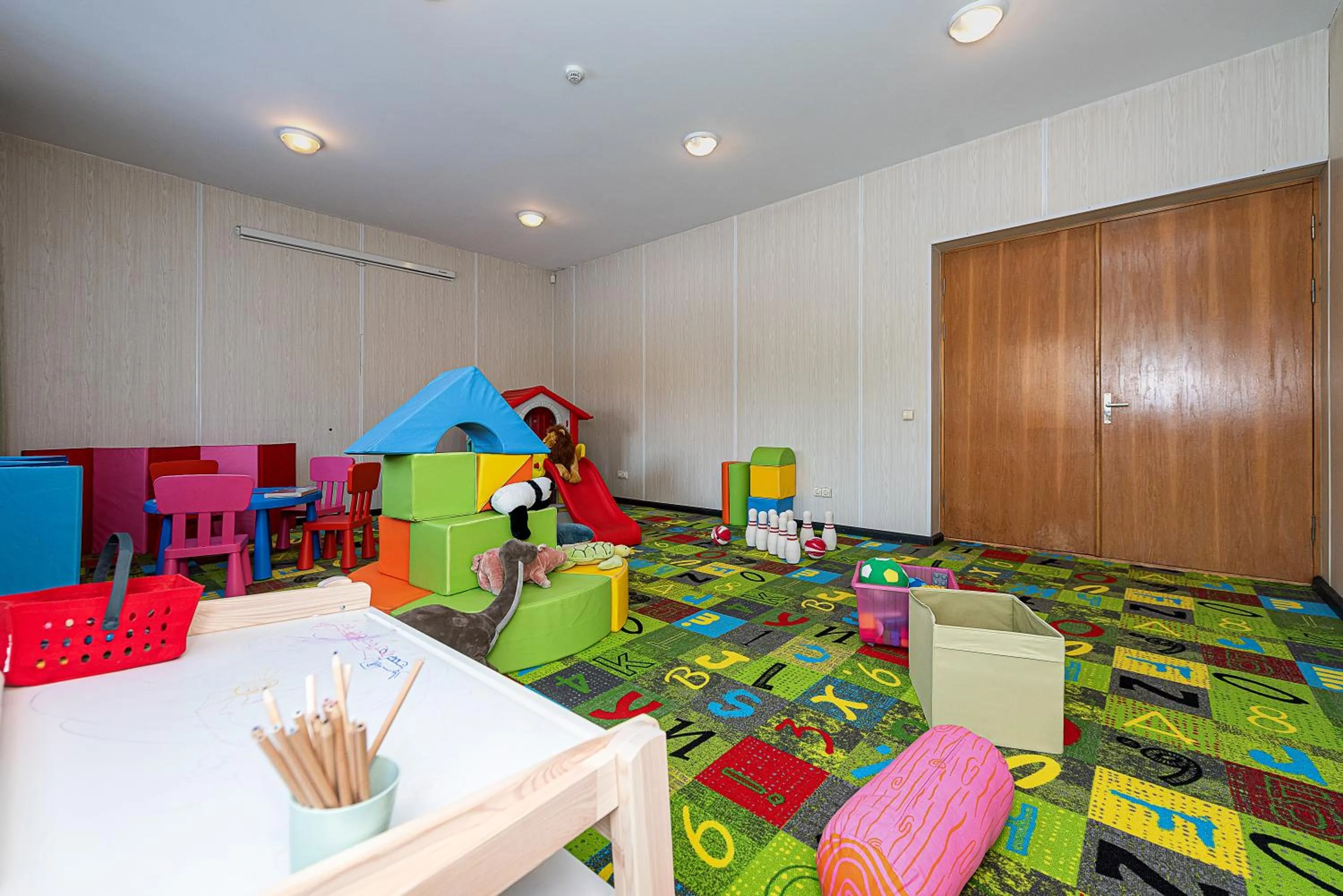 Seating area in Nykščio Namai & SPA