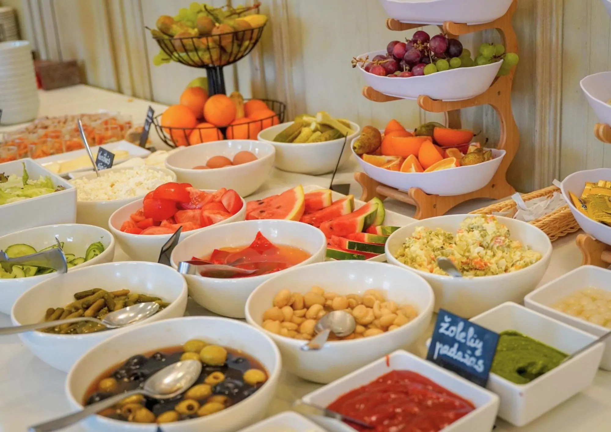 Buffet breakfast in Nykščio Namai & SPA