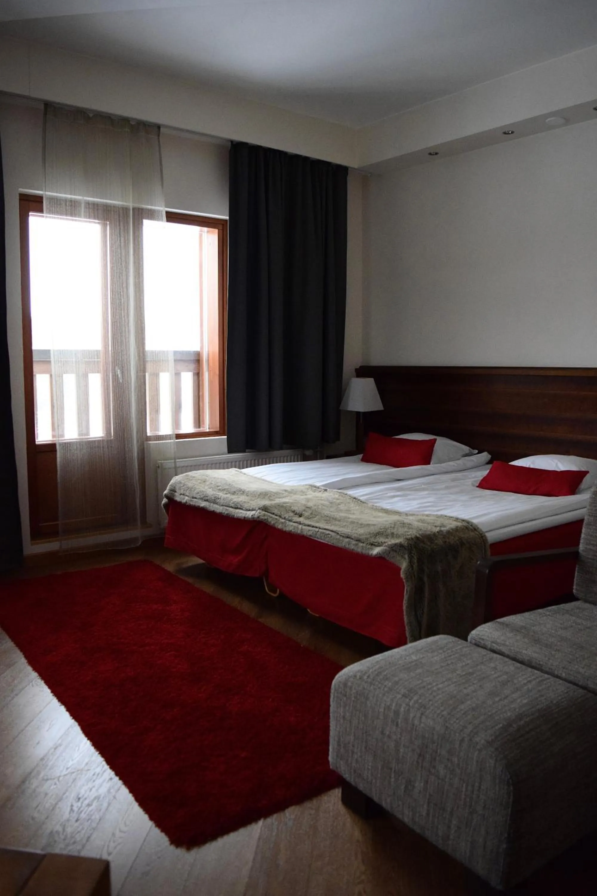 Bed in Santa's Hotel Tunturi