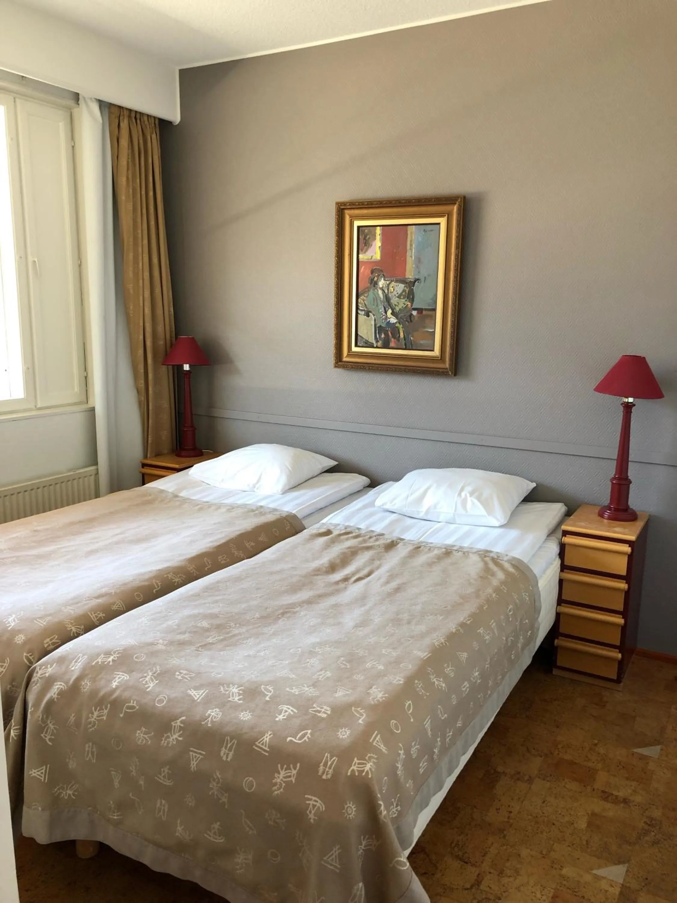 Bed in Santa's Hotel Tunturi