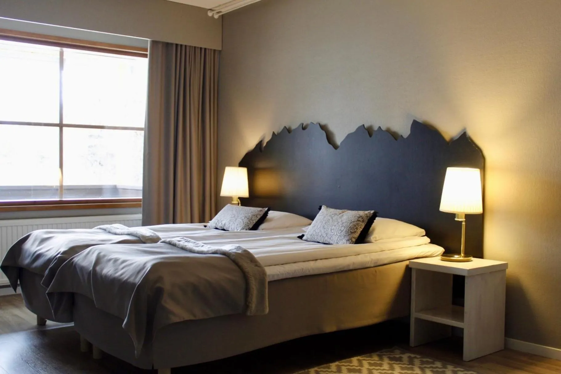 Bed in Santa's Hotel Tunturi