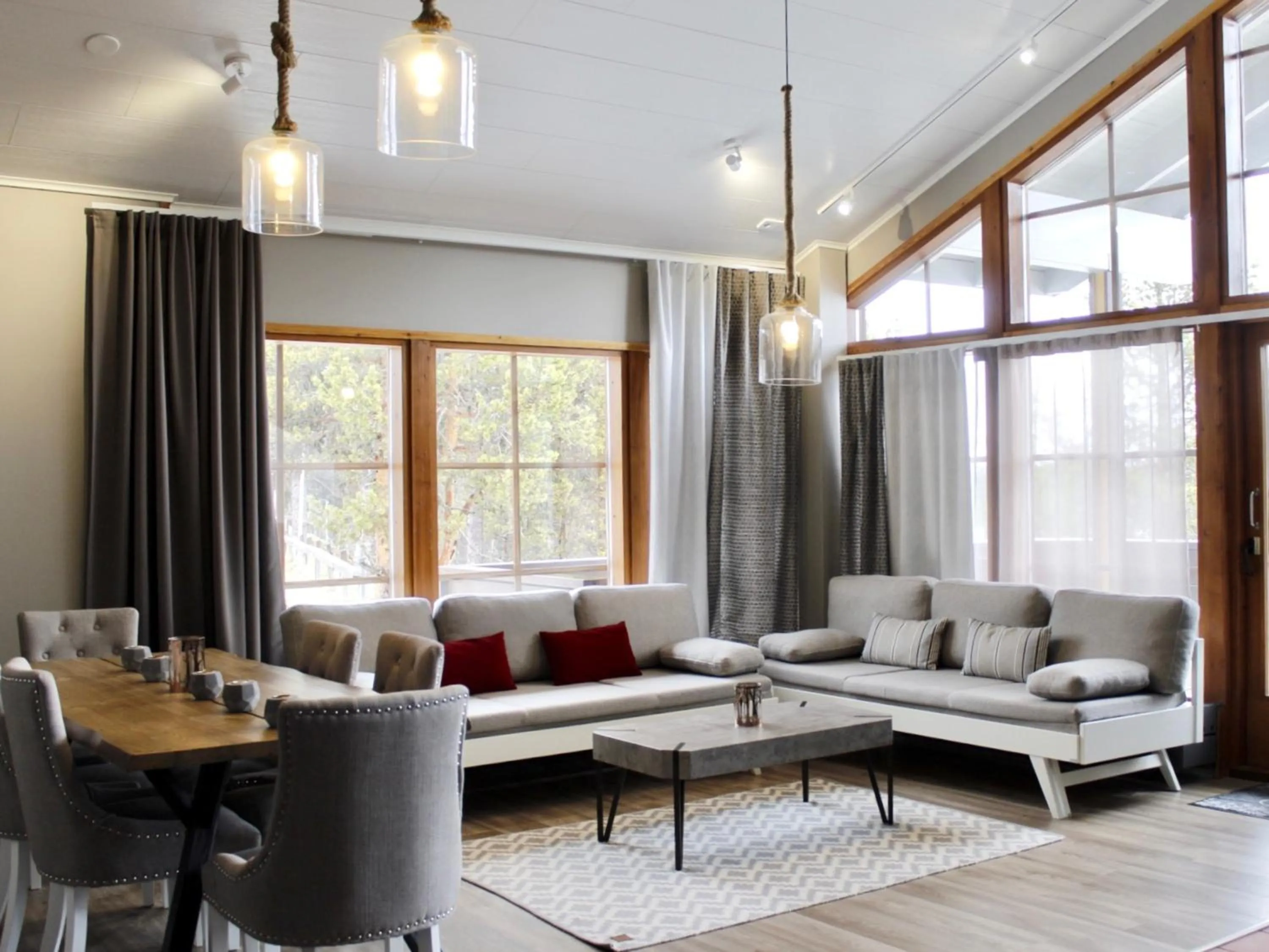 Living room in Santa's Hotel Tunturi