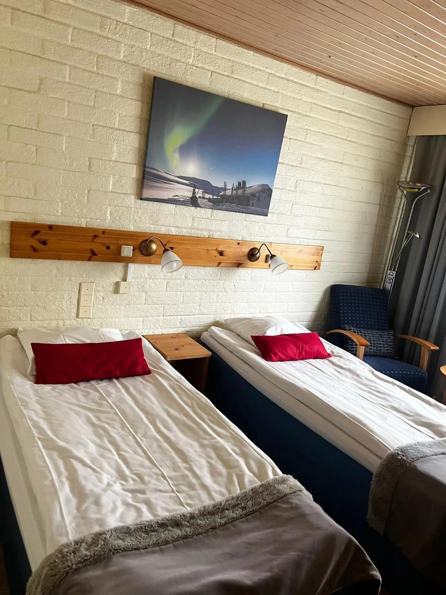 Bed in Santa's Hotel Tunturi