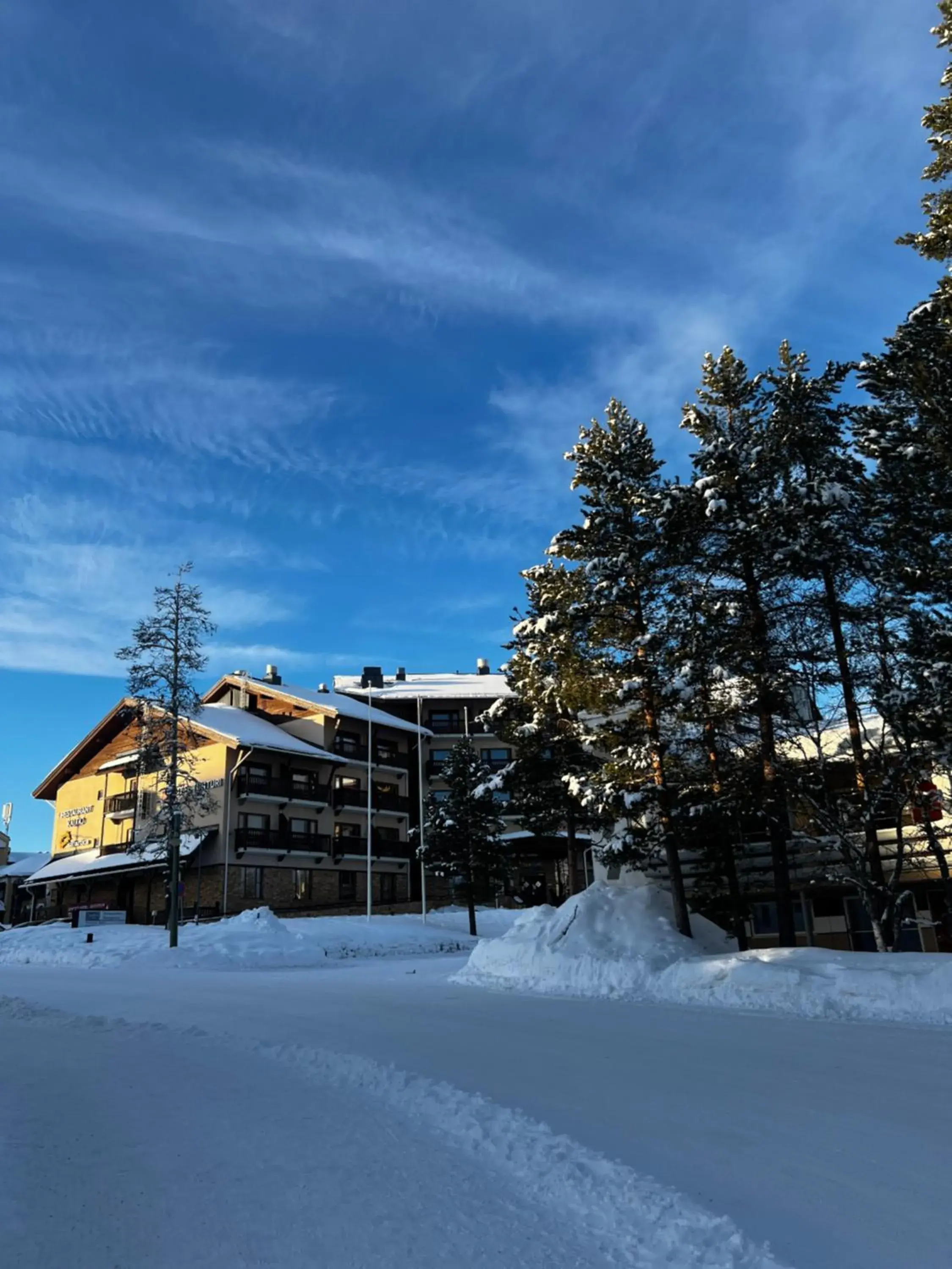 Property building in Santa's Hotel Tunturi Property building in Santa's Hotel Tunturi