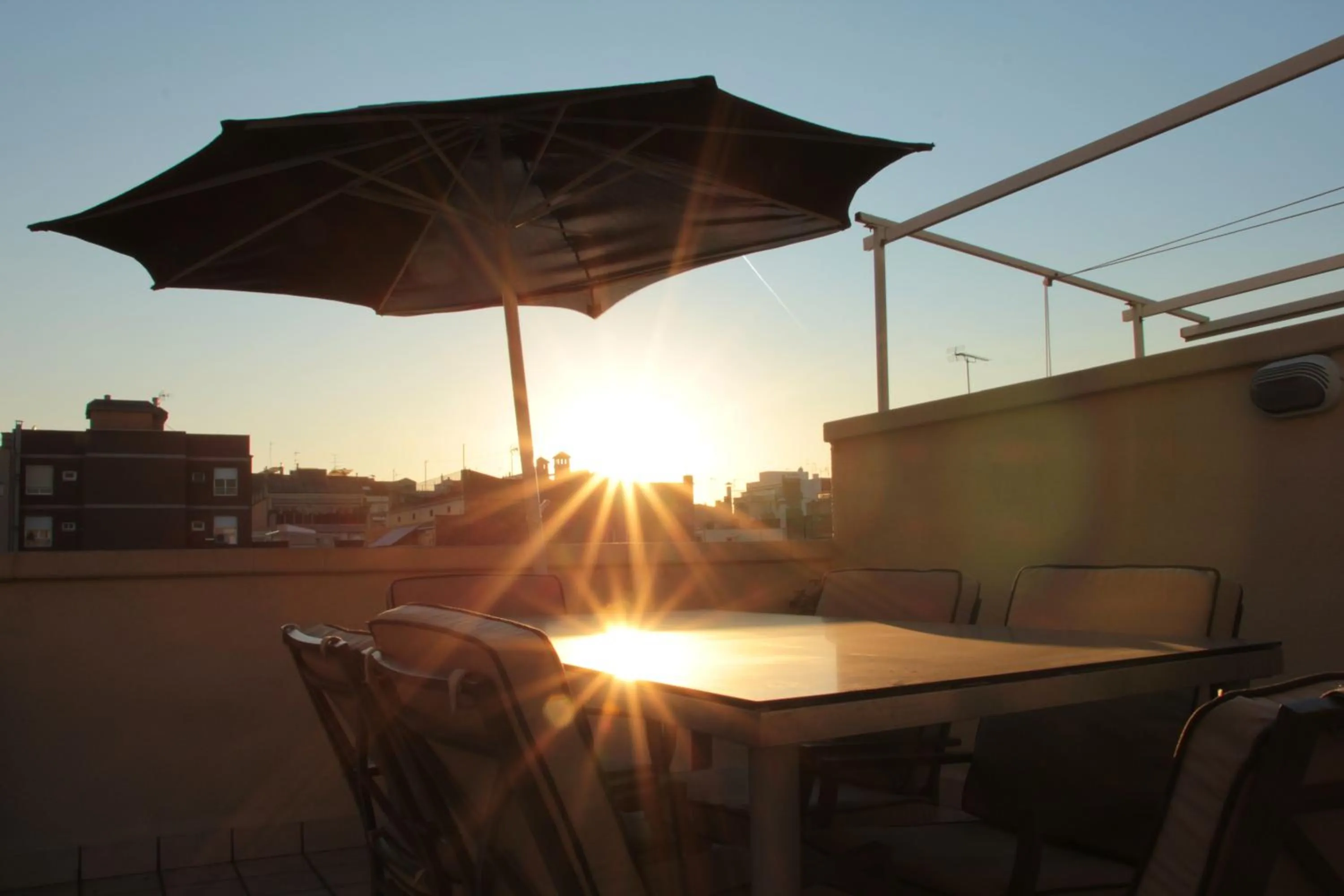 Balcony/Terrace in Alguera Apartments Napols