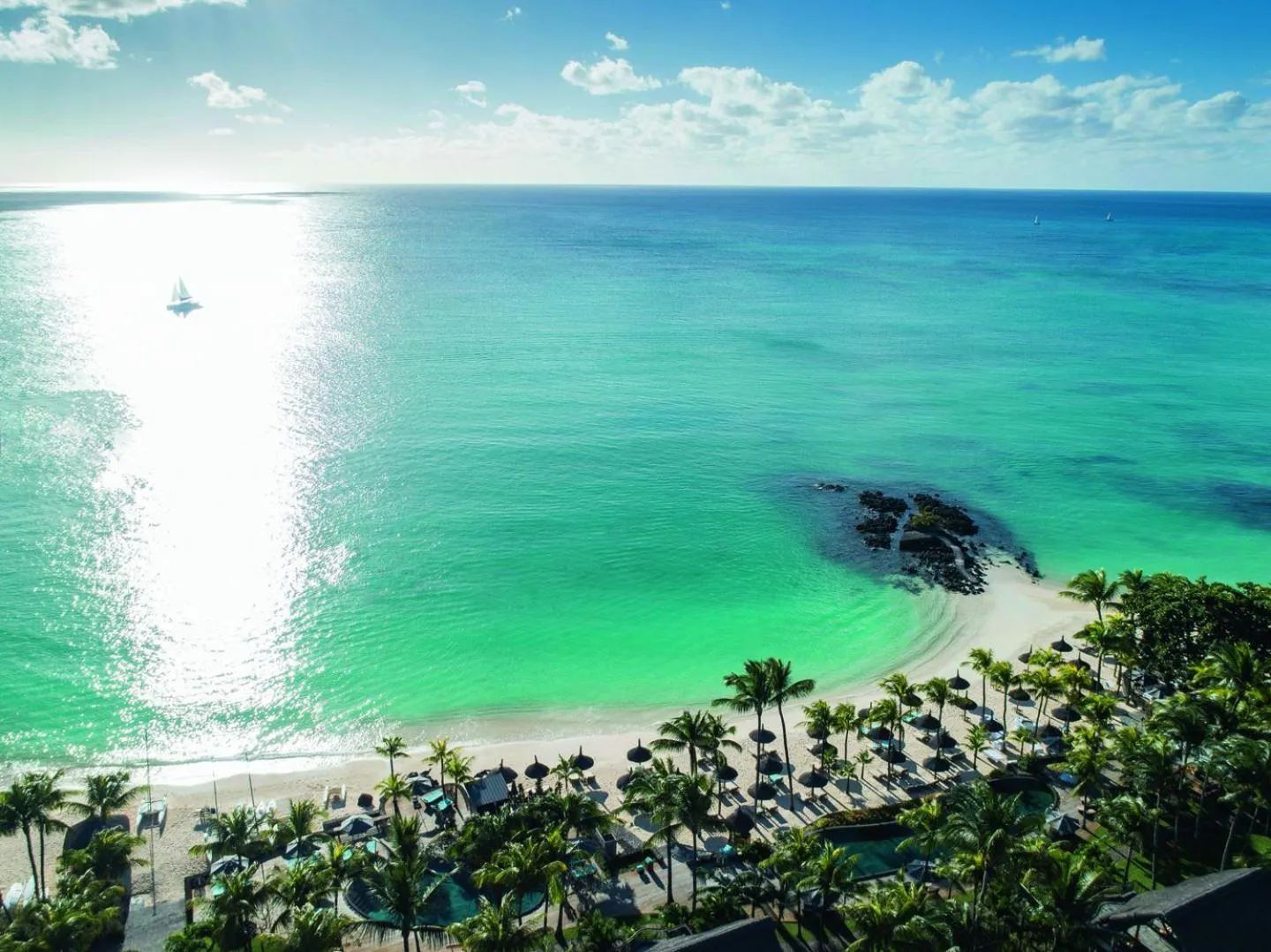Bird's eye view in Royal Palm Beachcomber Luxury