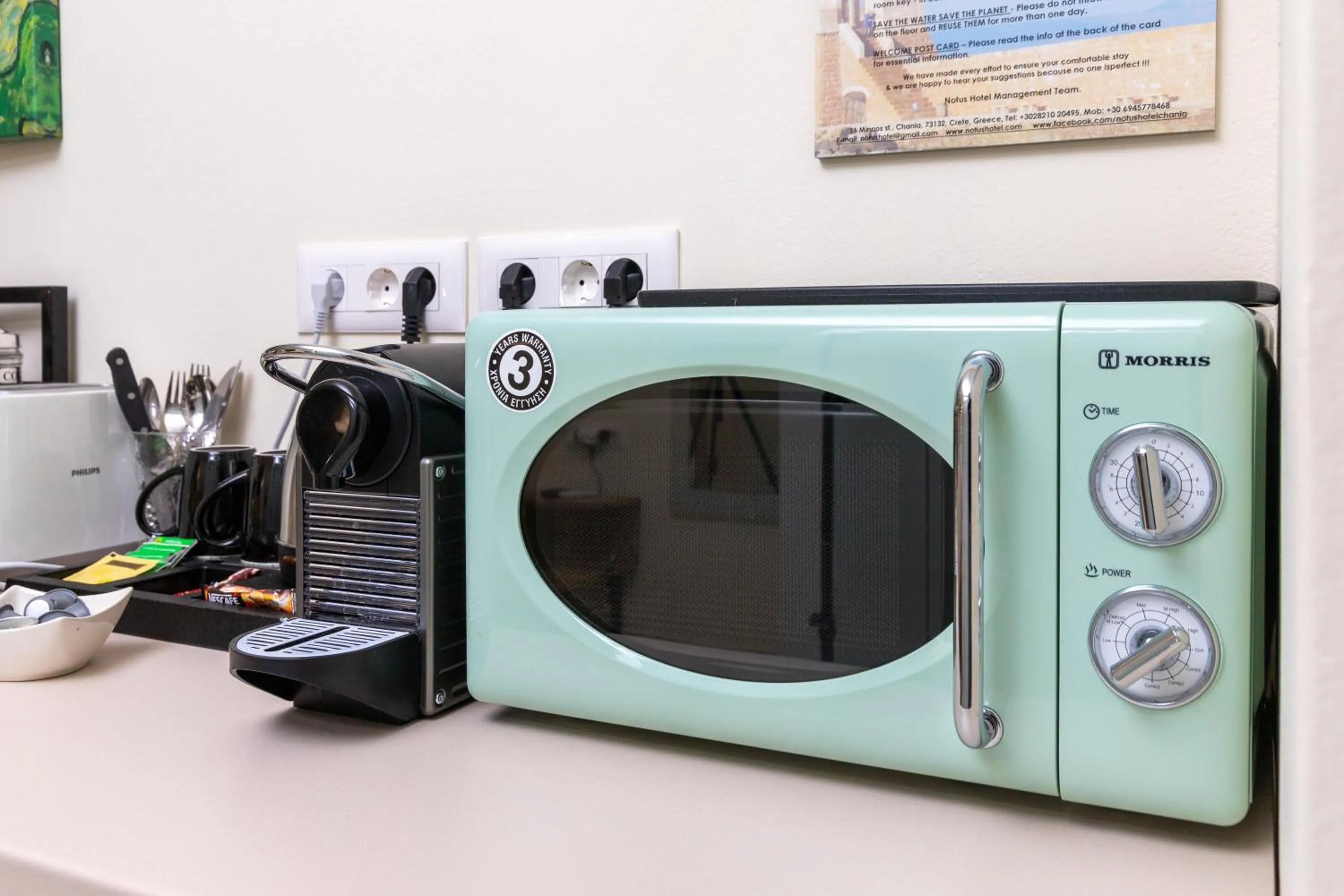 Kitchen or kitchenette in Notus Chania Crete