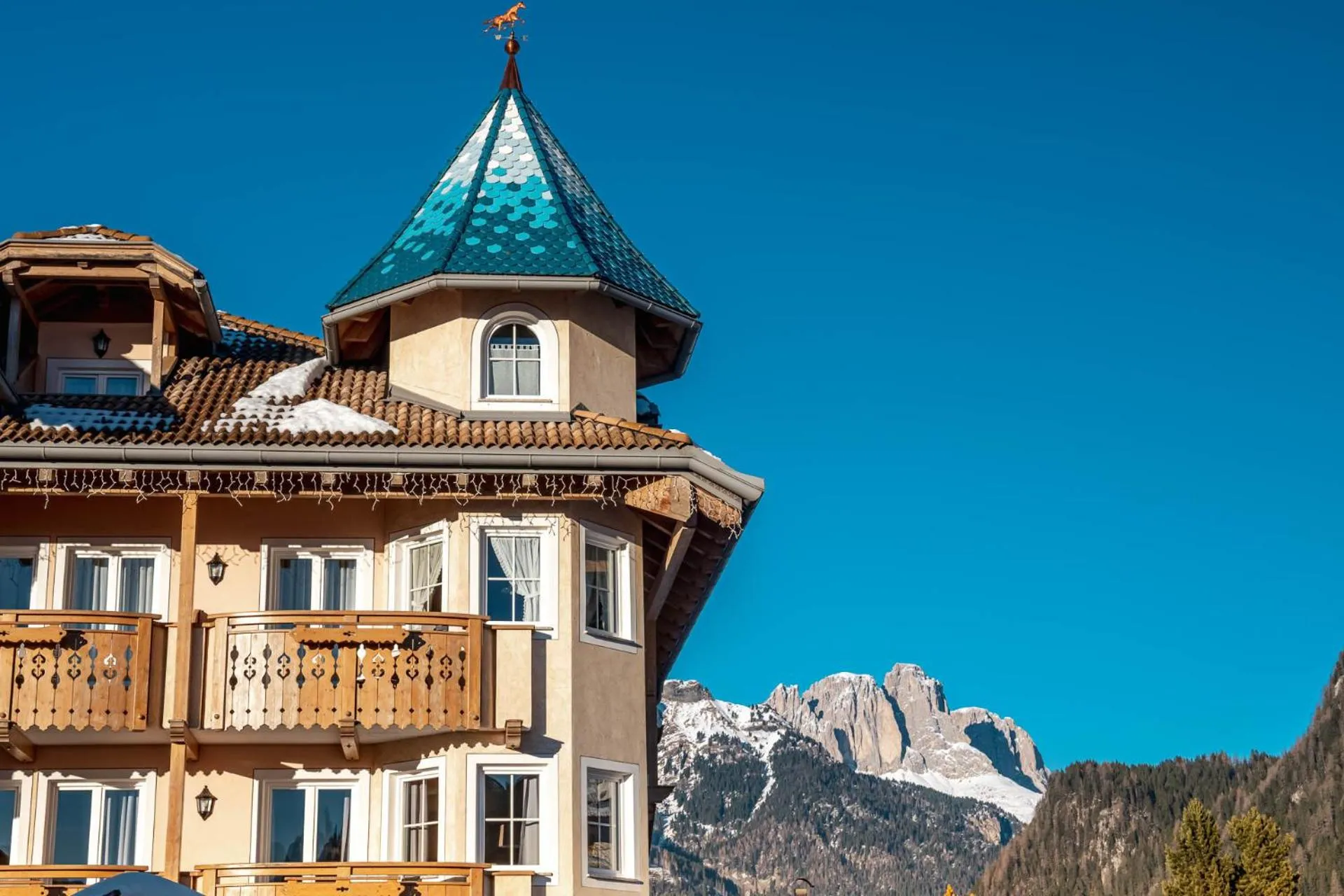 Property building in Hotel Chalet Sas Morin