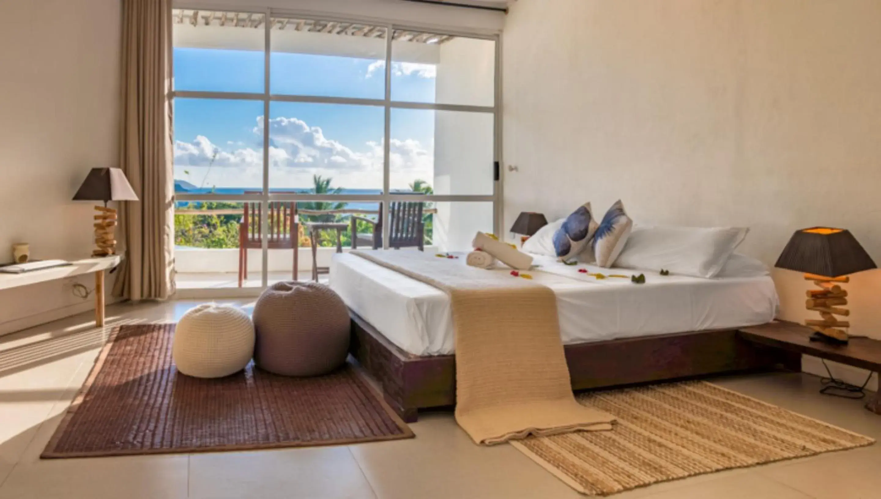 Bed in Bliss Boutique Hotel Seychelles Bed in Bliss Boutique Hotel Seychelles