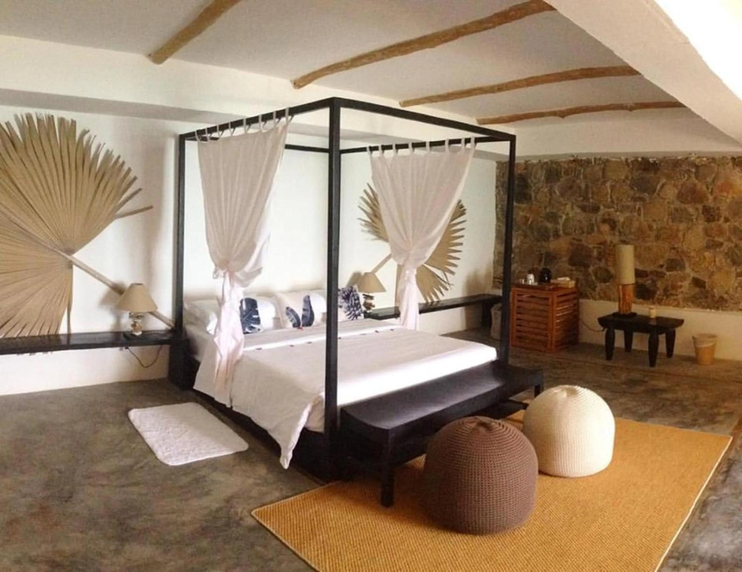 Bed in Bliss Boutique Hotel Seychelles
