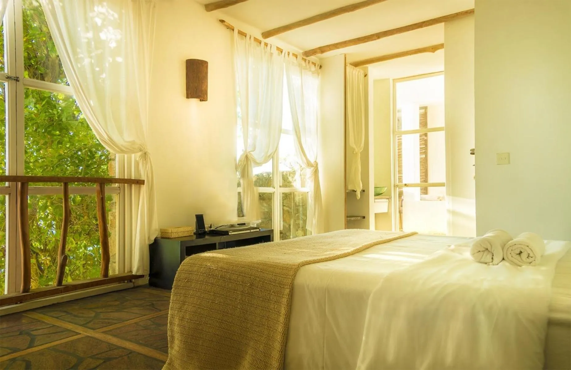 Bedroom, Bed in Bliss Boutique Hotel Seychelles