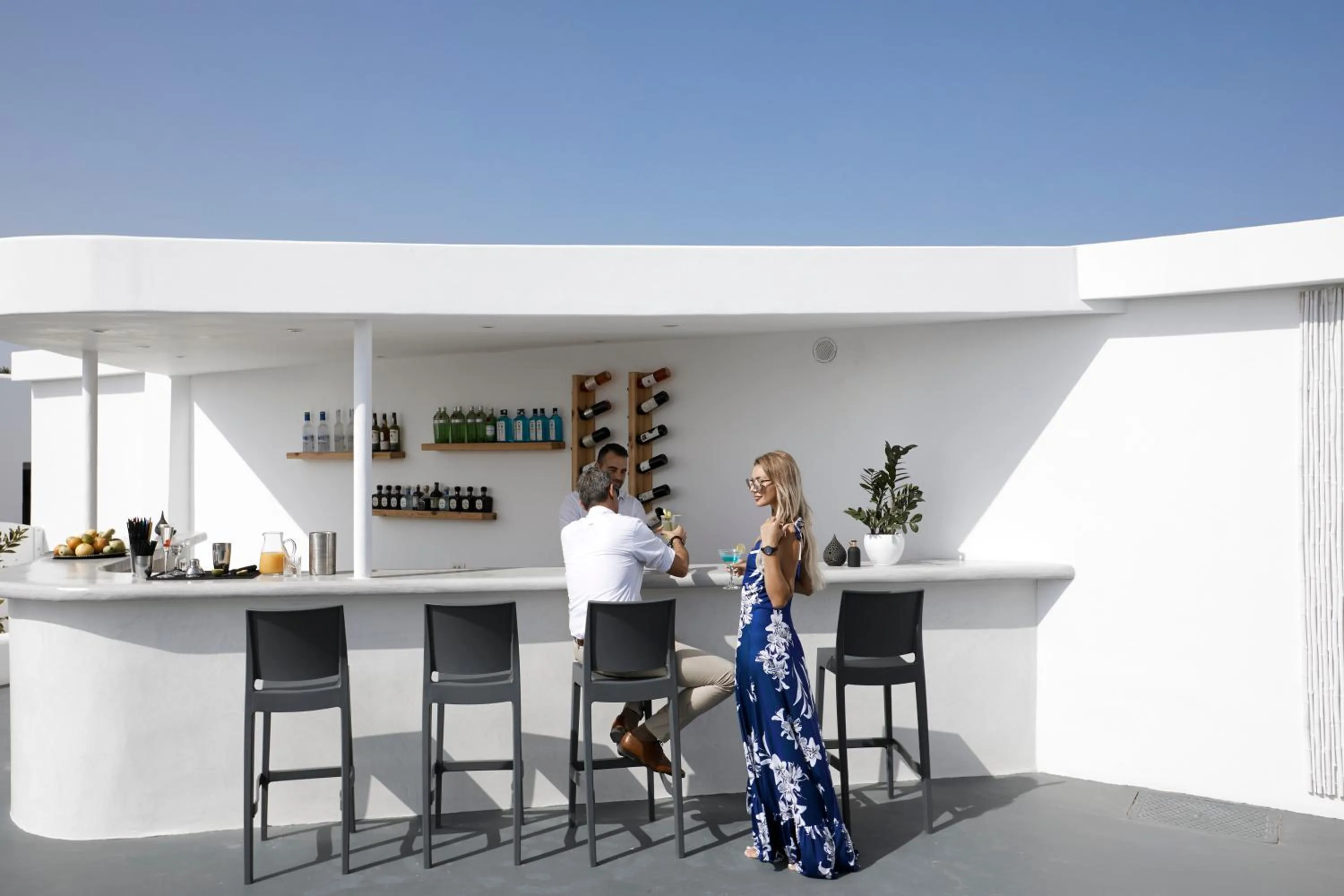 Lounge or bar in Santorini Princess Presidential Suites