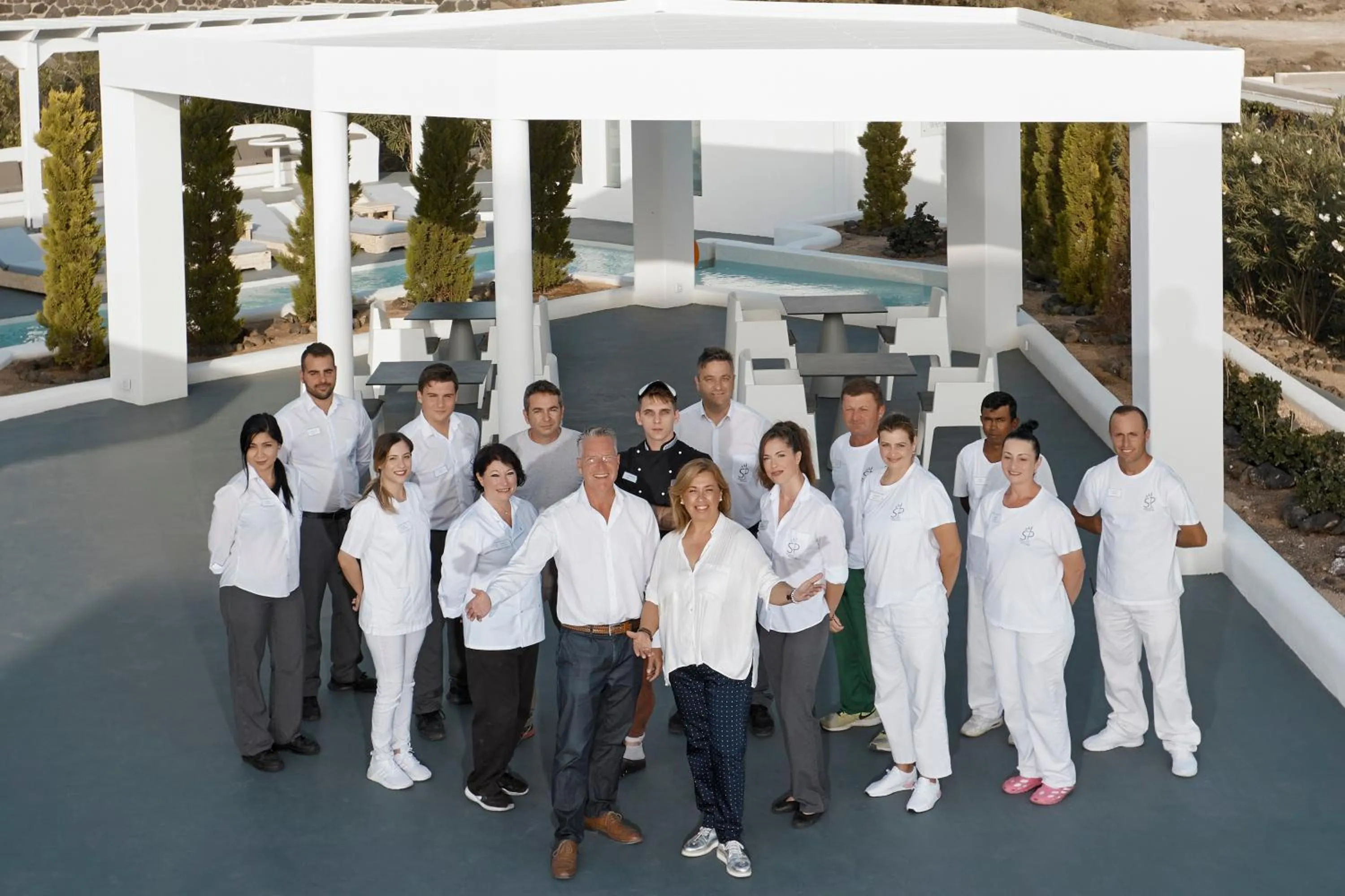 Staff in Santorini Princess Presidential Suites