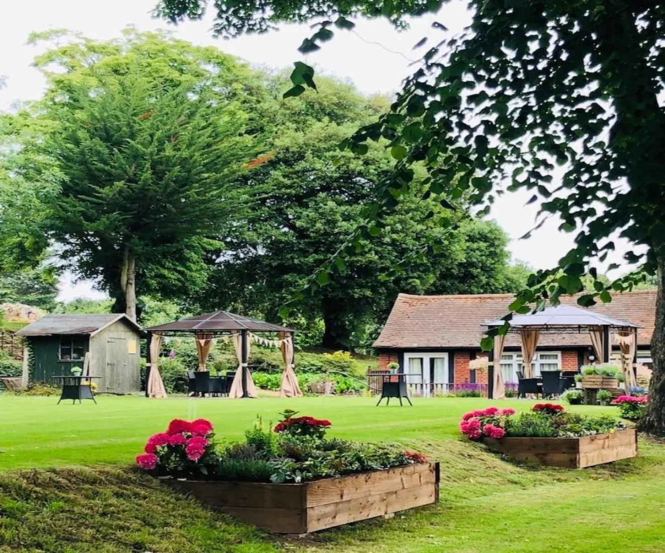 Garden in Dales Country House Hotel