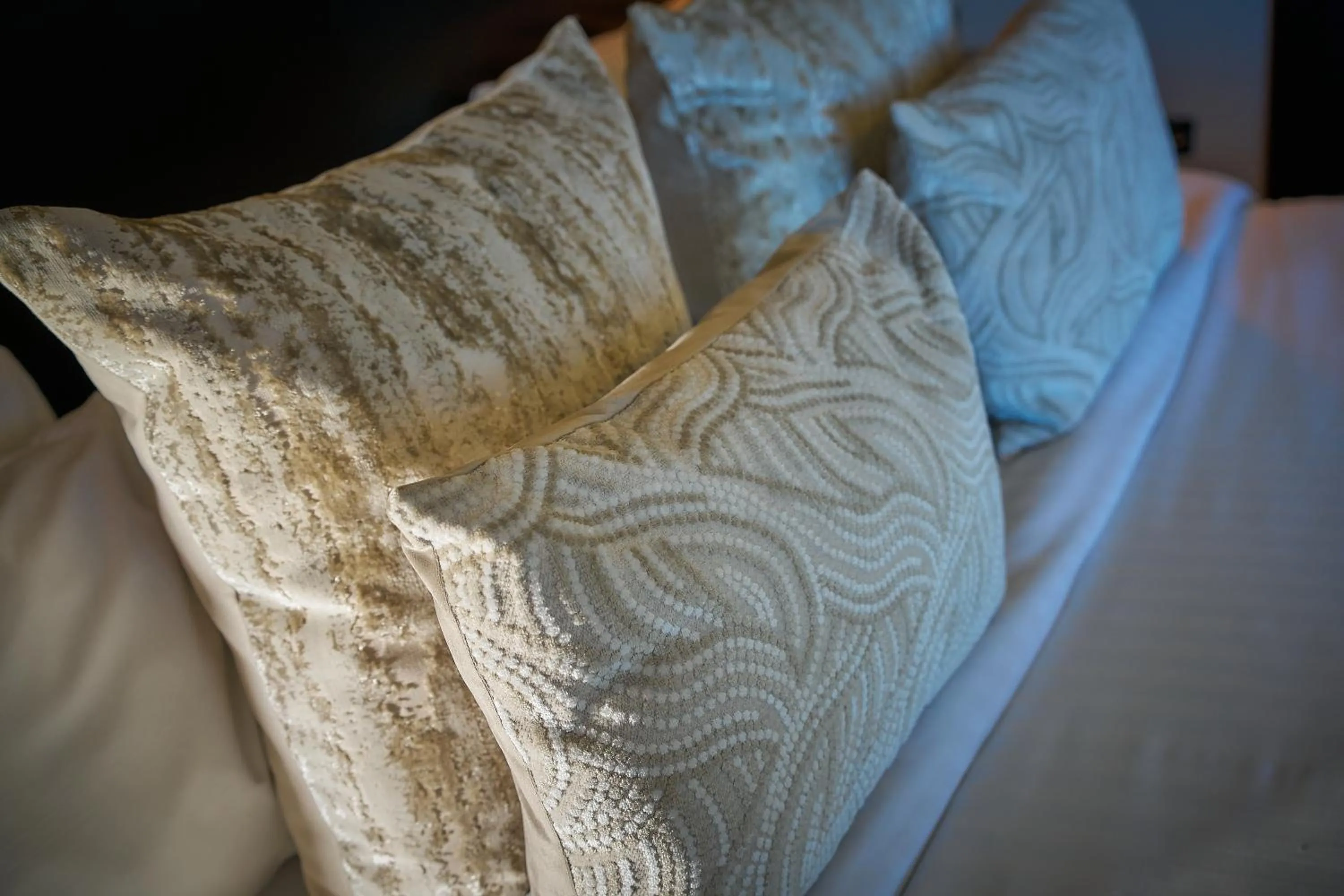 Bed in The Vincent Hotel