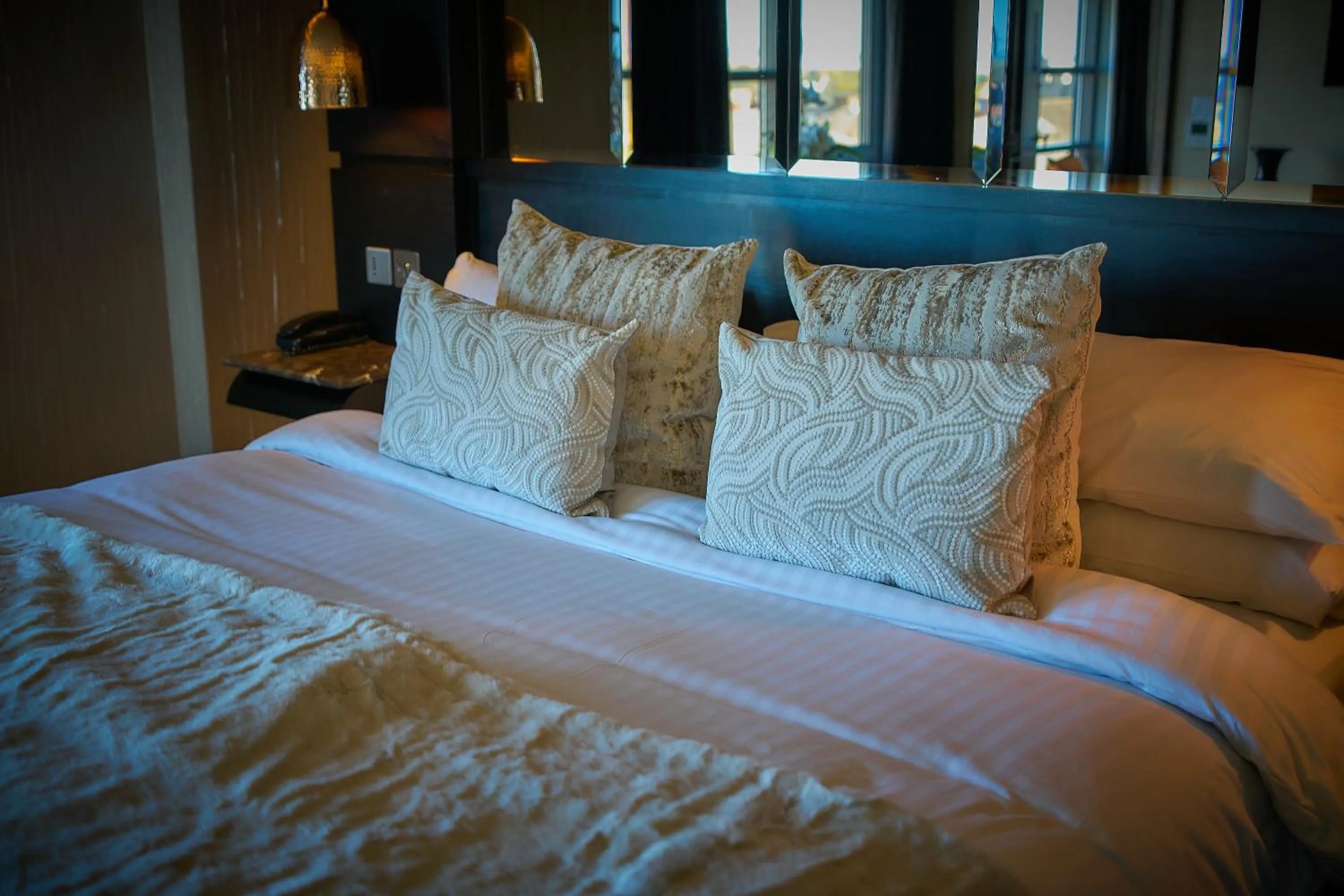 Bed in The Vincent Hotel