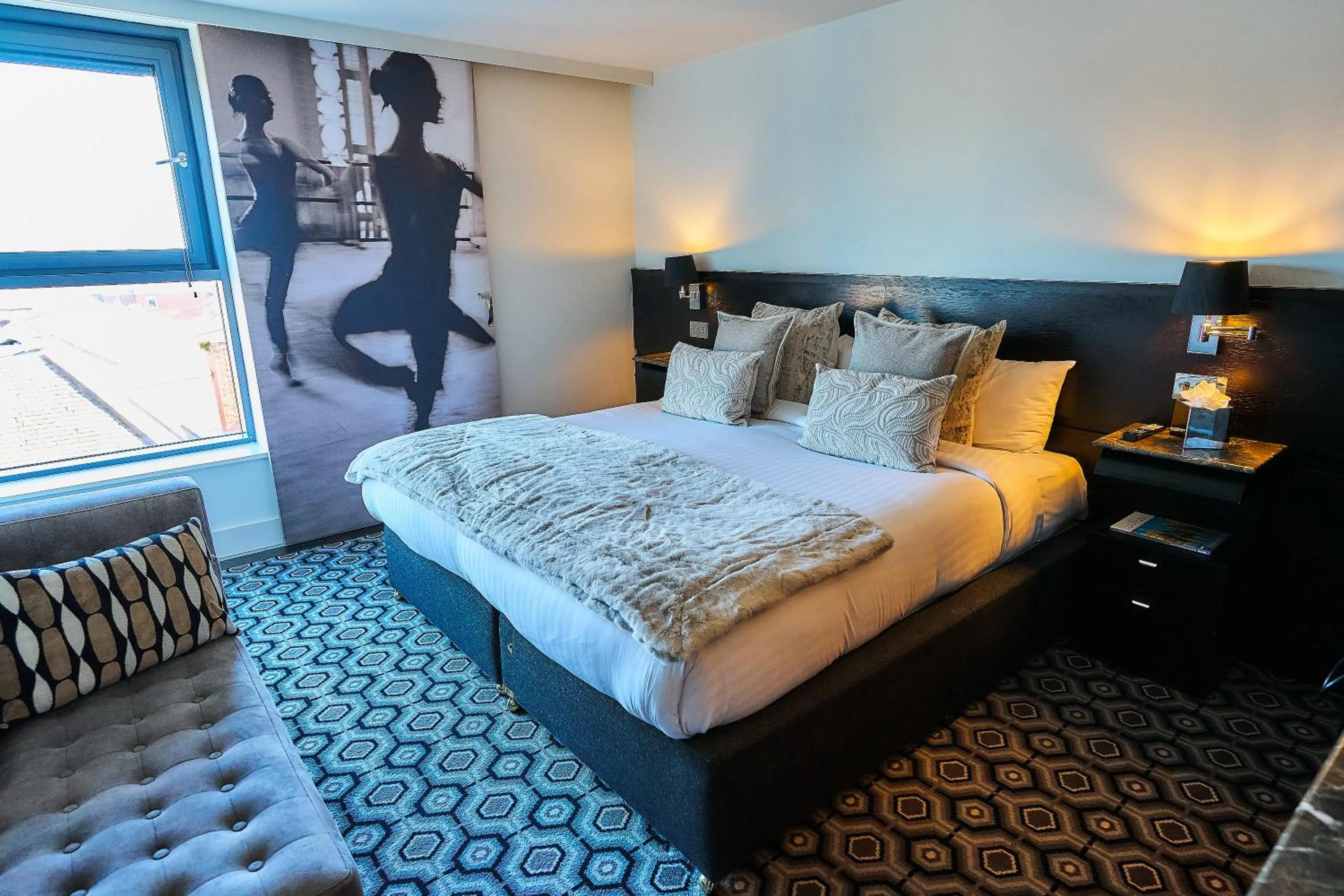 Bed in The Vincent Hotel