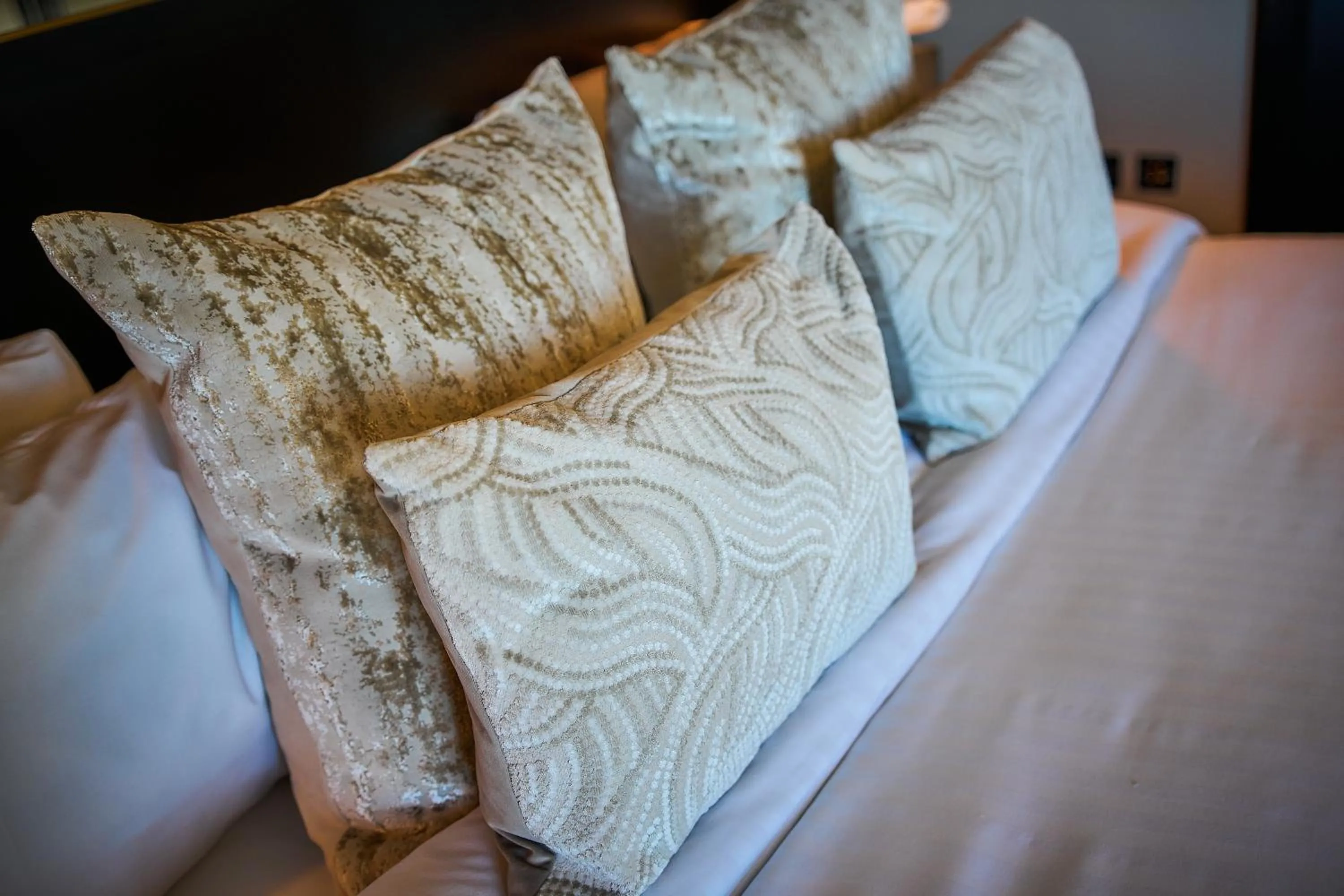 Bed in The Vincent Hotel