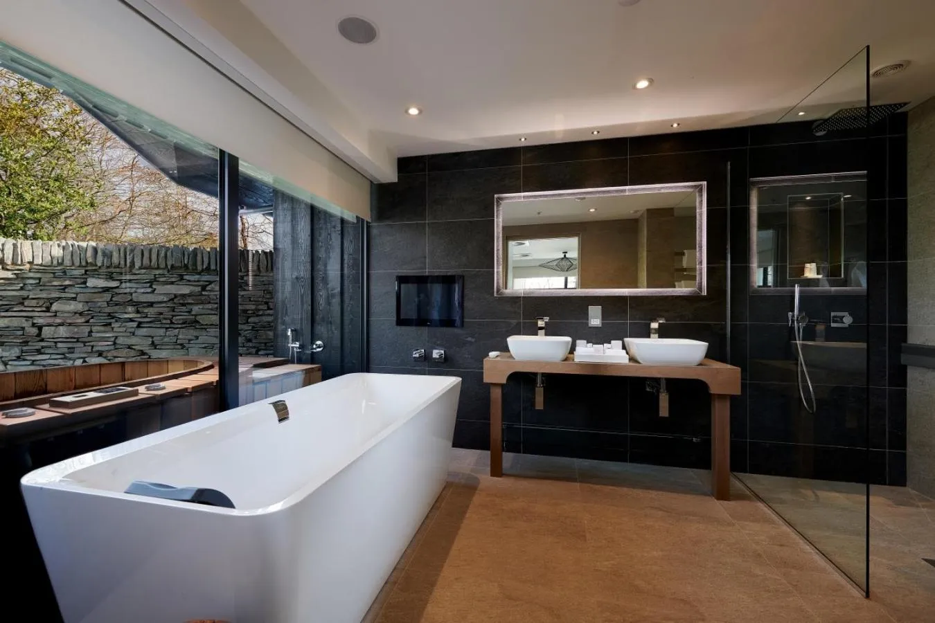 Property building in Storrs Hall Hotel on the shore of Lake Windermere