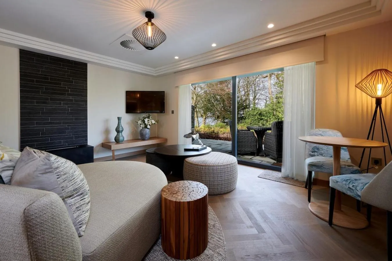 Property building in Storrs Hall Hotel on the shore of Lake Windermere