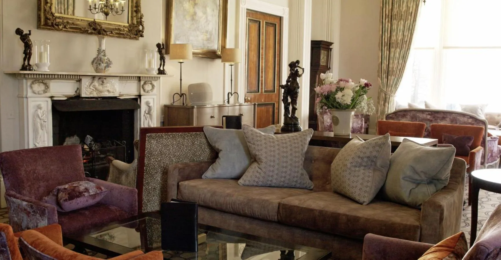 Property building in Storrs Hall Hotel on the shore of Lake Windermere