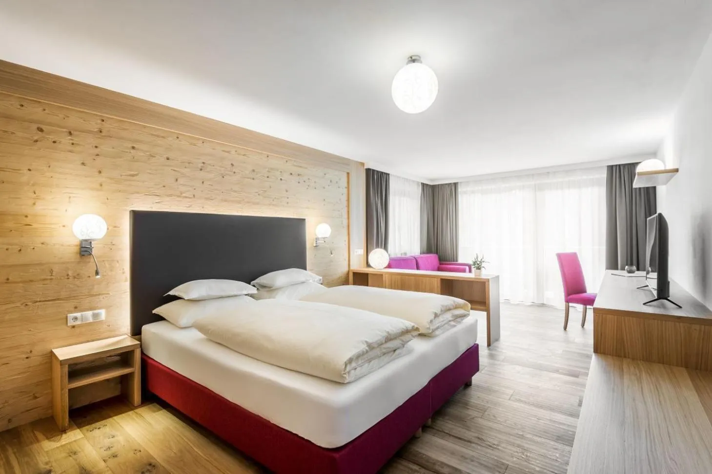Bed in Hotel Miramonti Badia