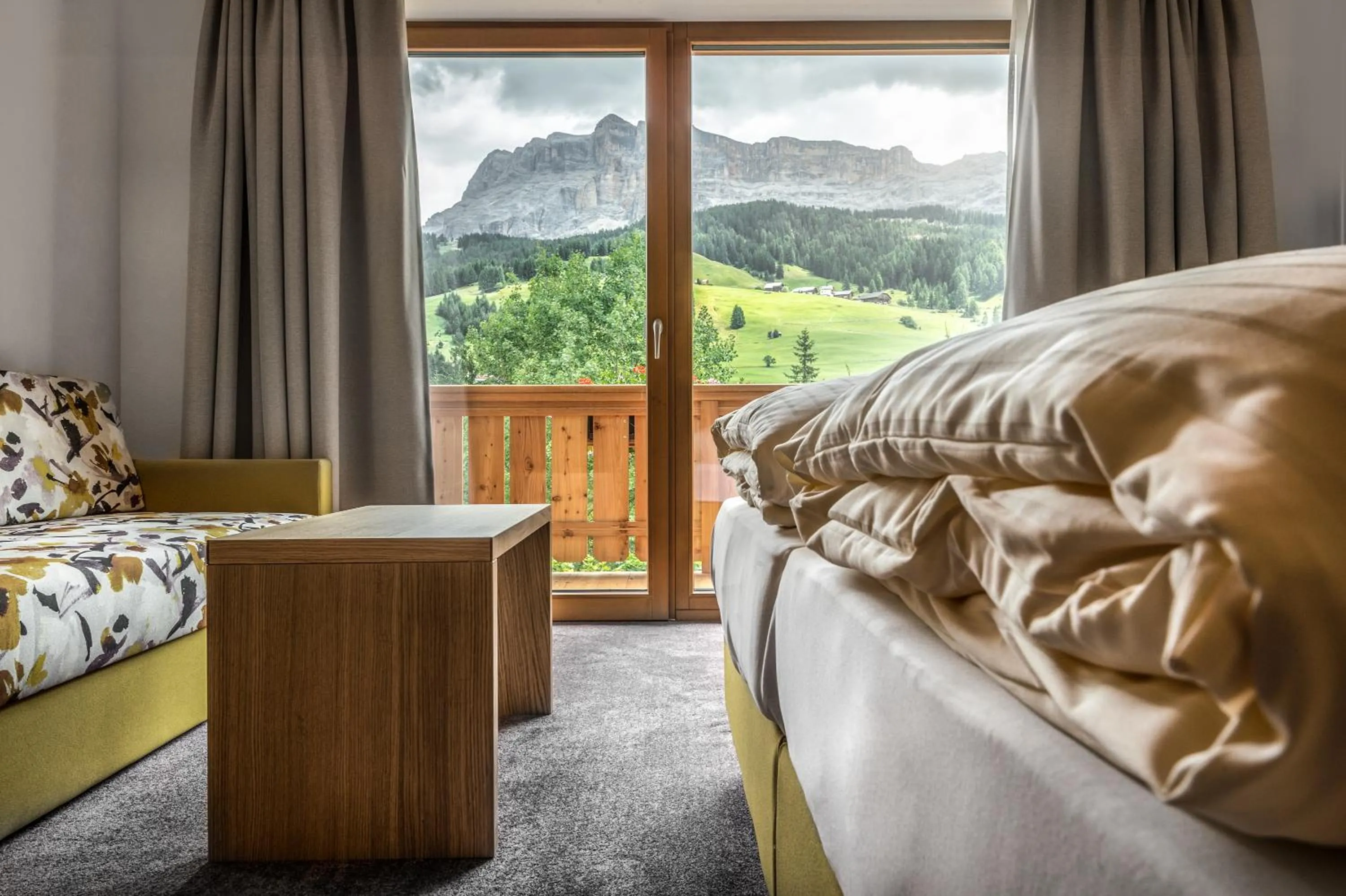 Bed in Hotel Miramonti Badia