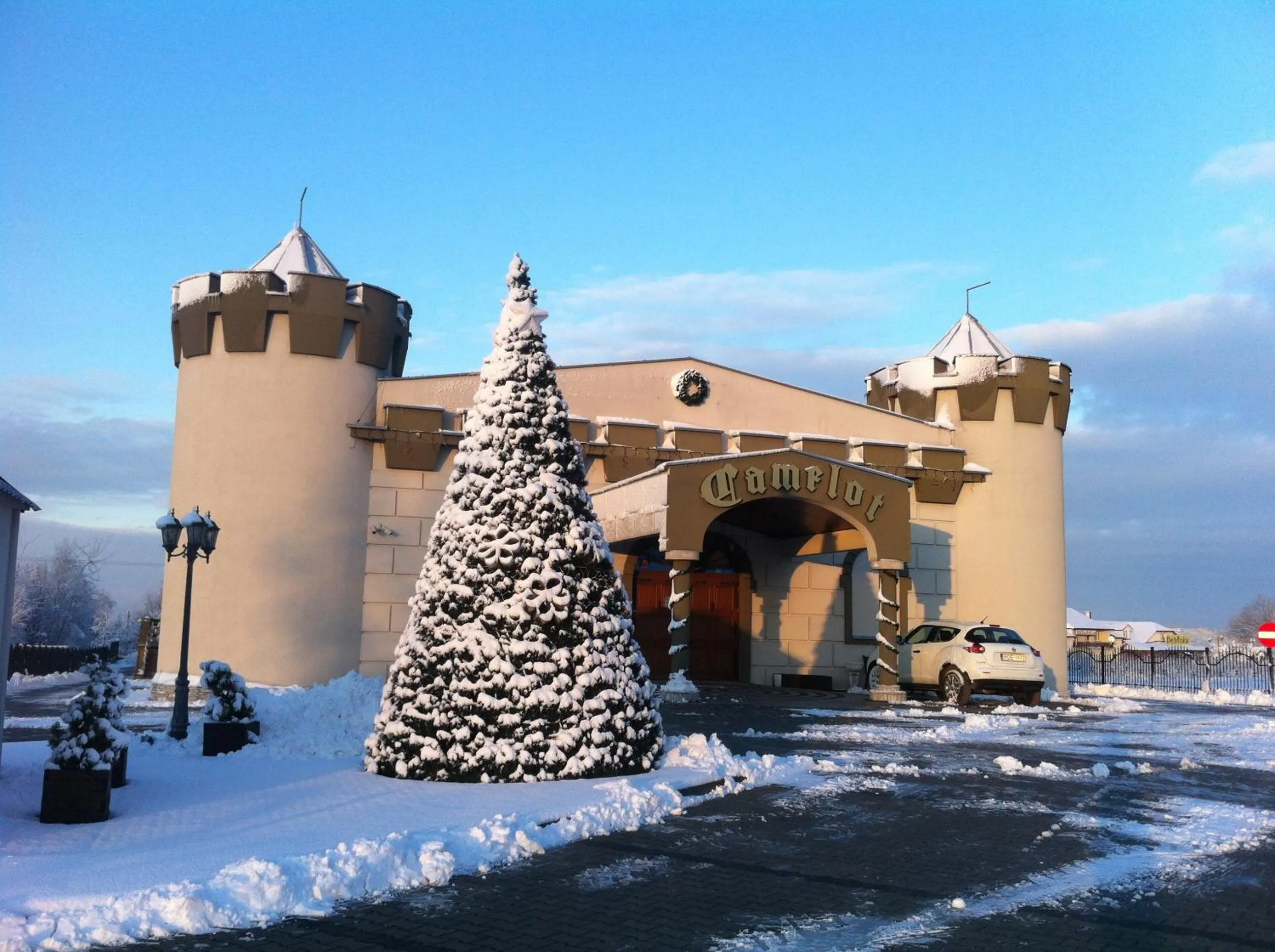 Facade/entrance in Zamek Camelot