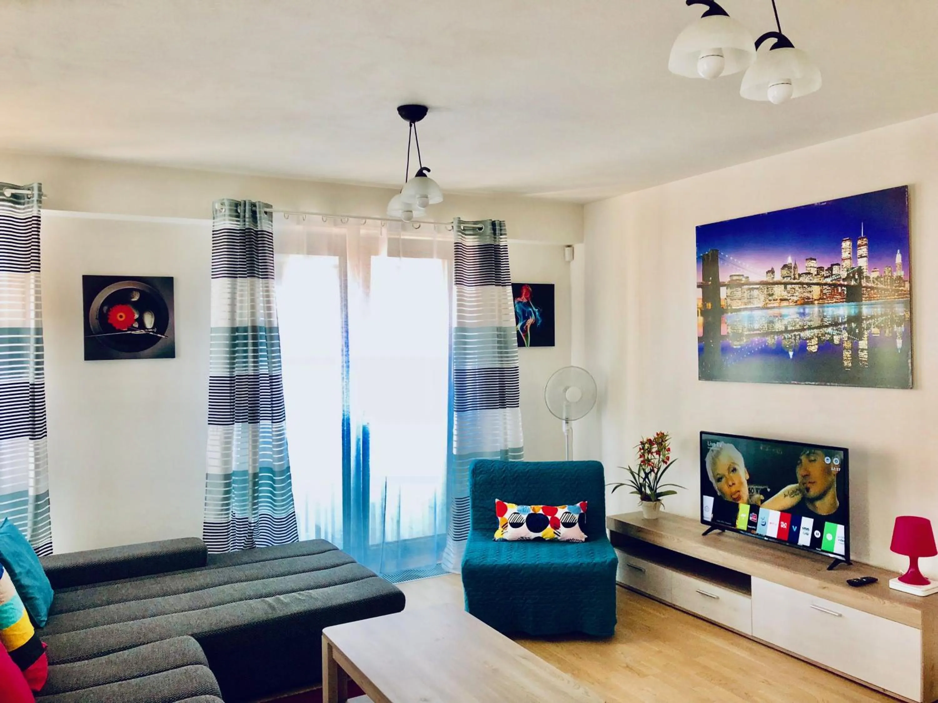 Bed in ART Garden Towers Prague