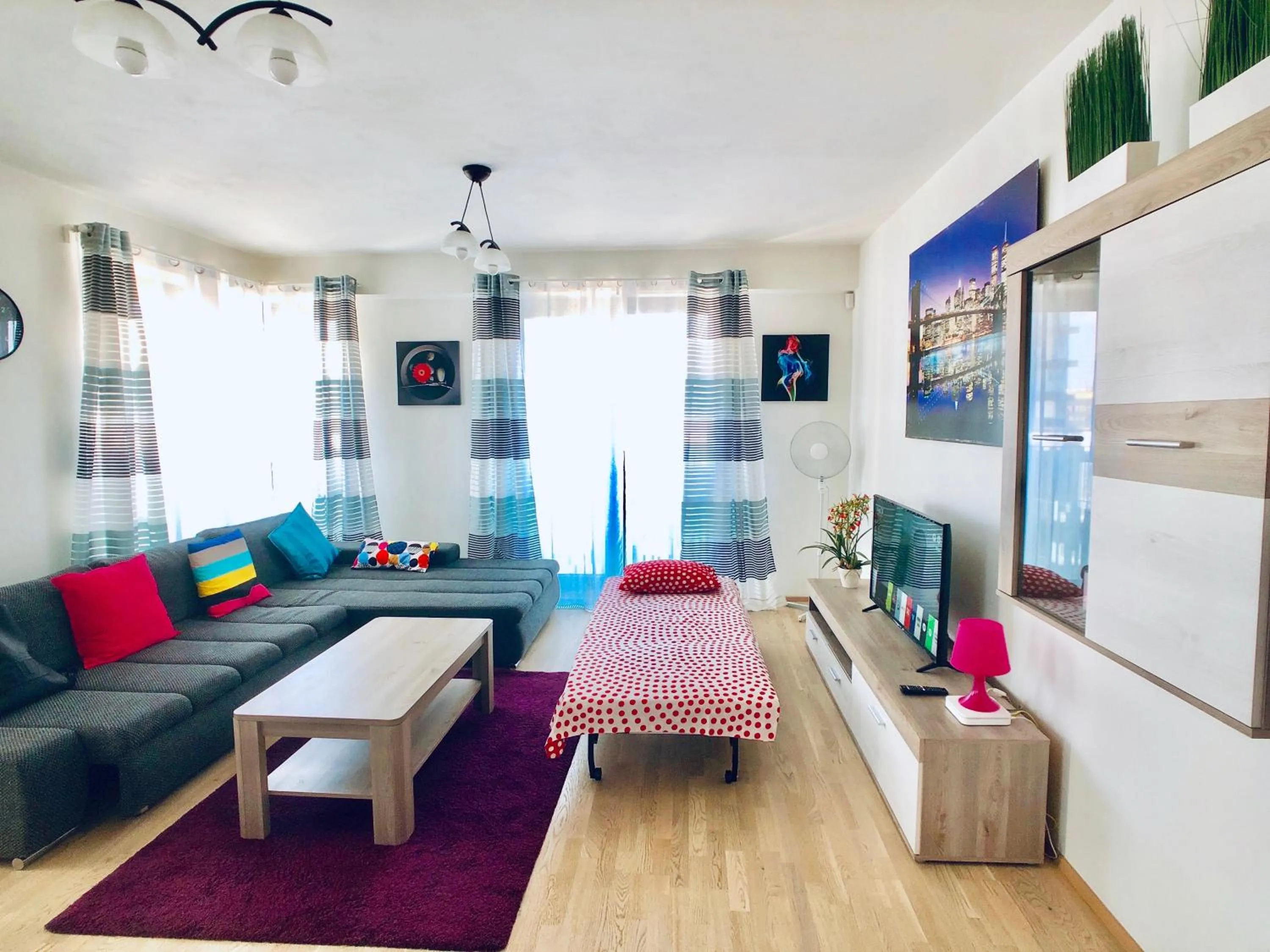 Bed in ART Garden Towers Prague