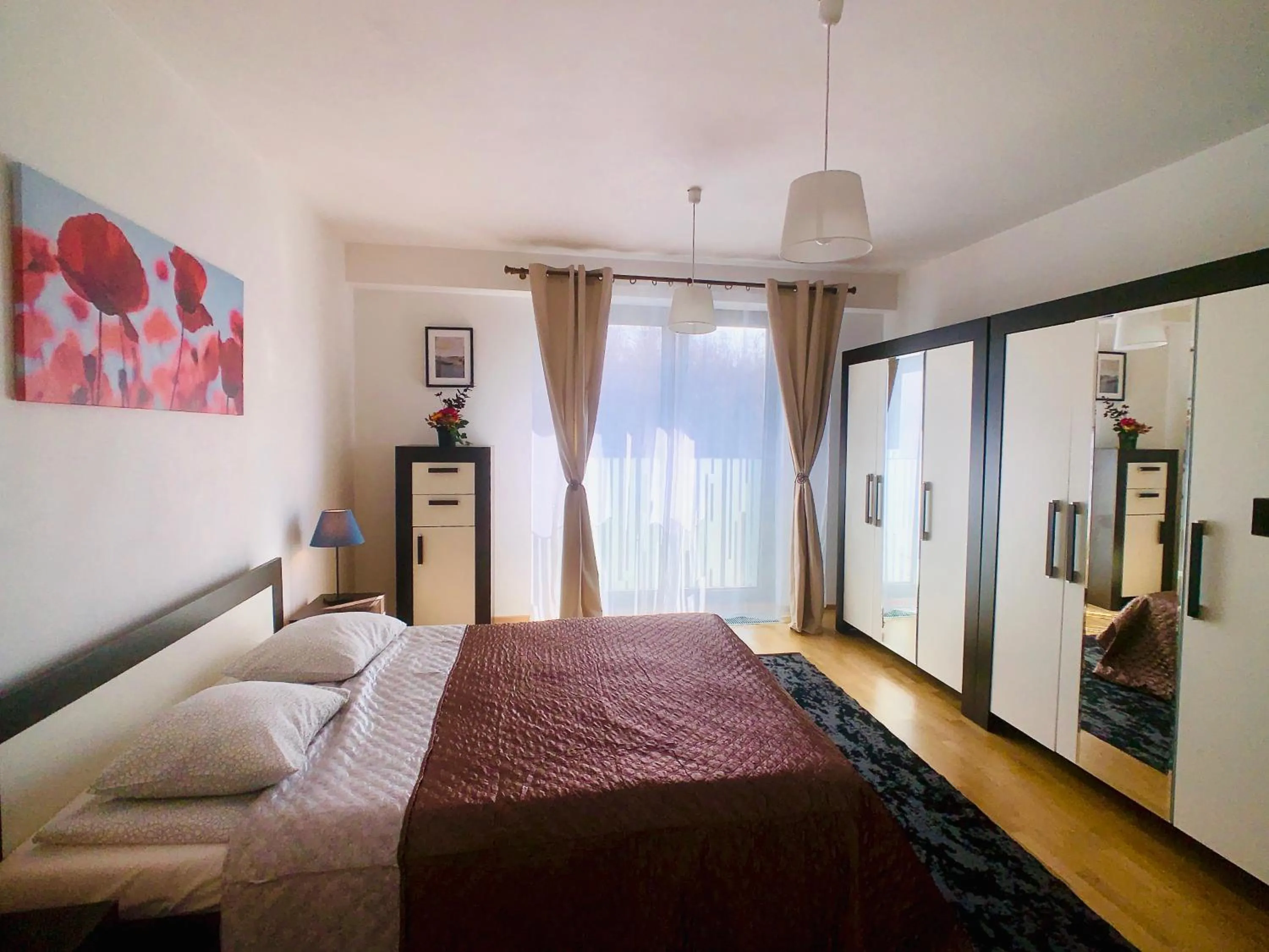 Bed in ART Garden Towers Prague