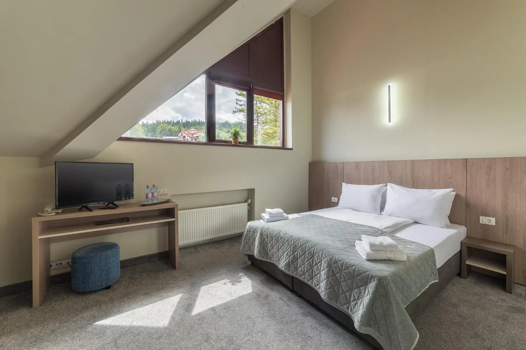 Bed in Hotel Hera