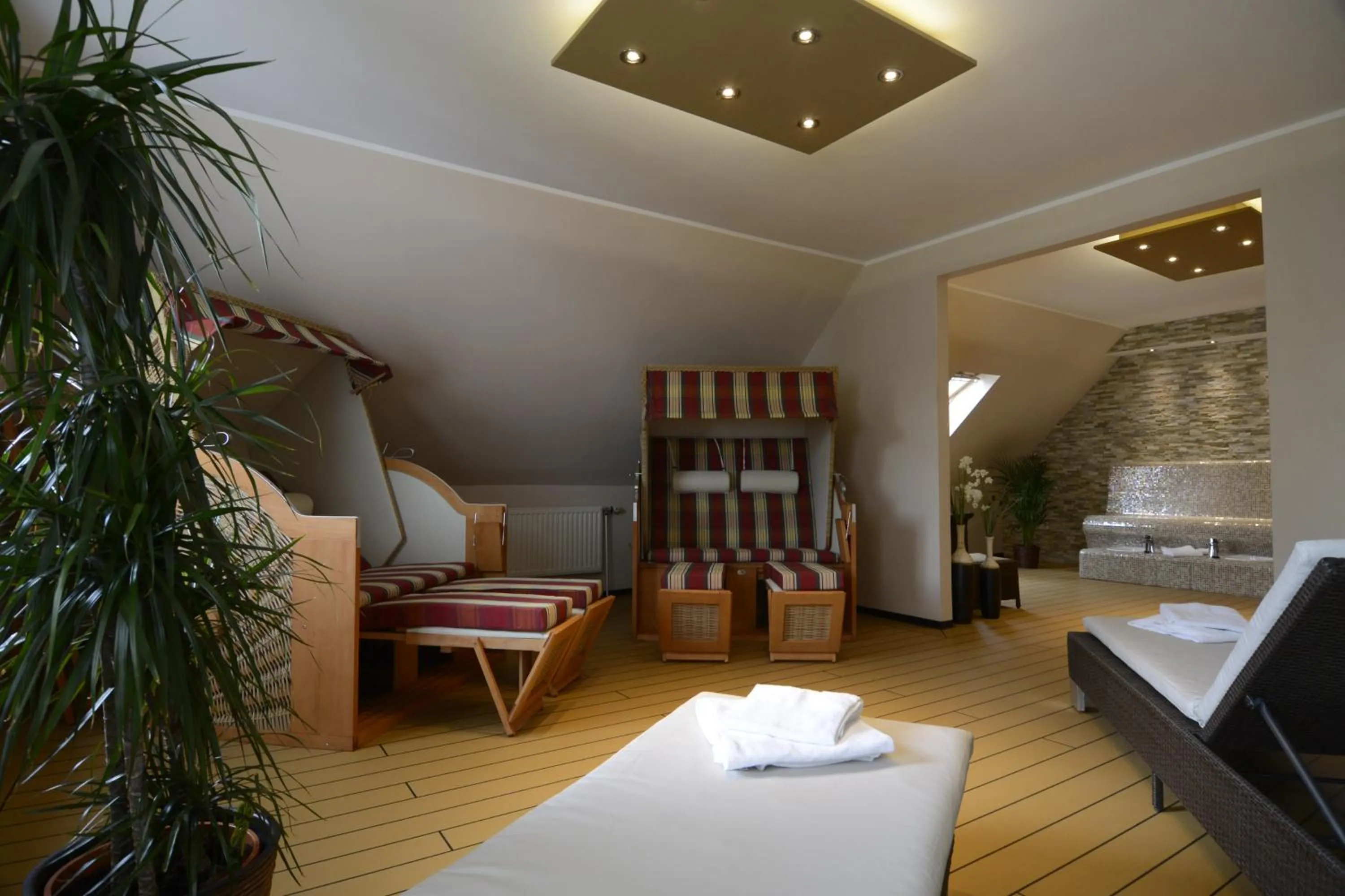 Bed in Apartment Hotel Rüther