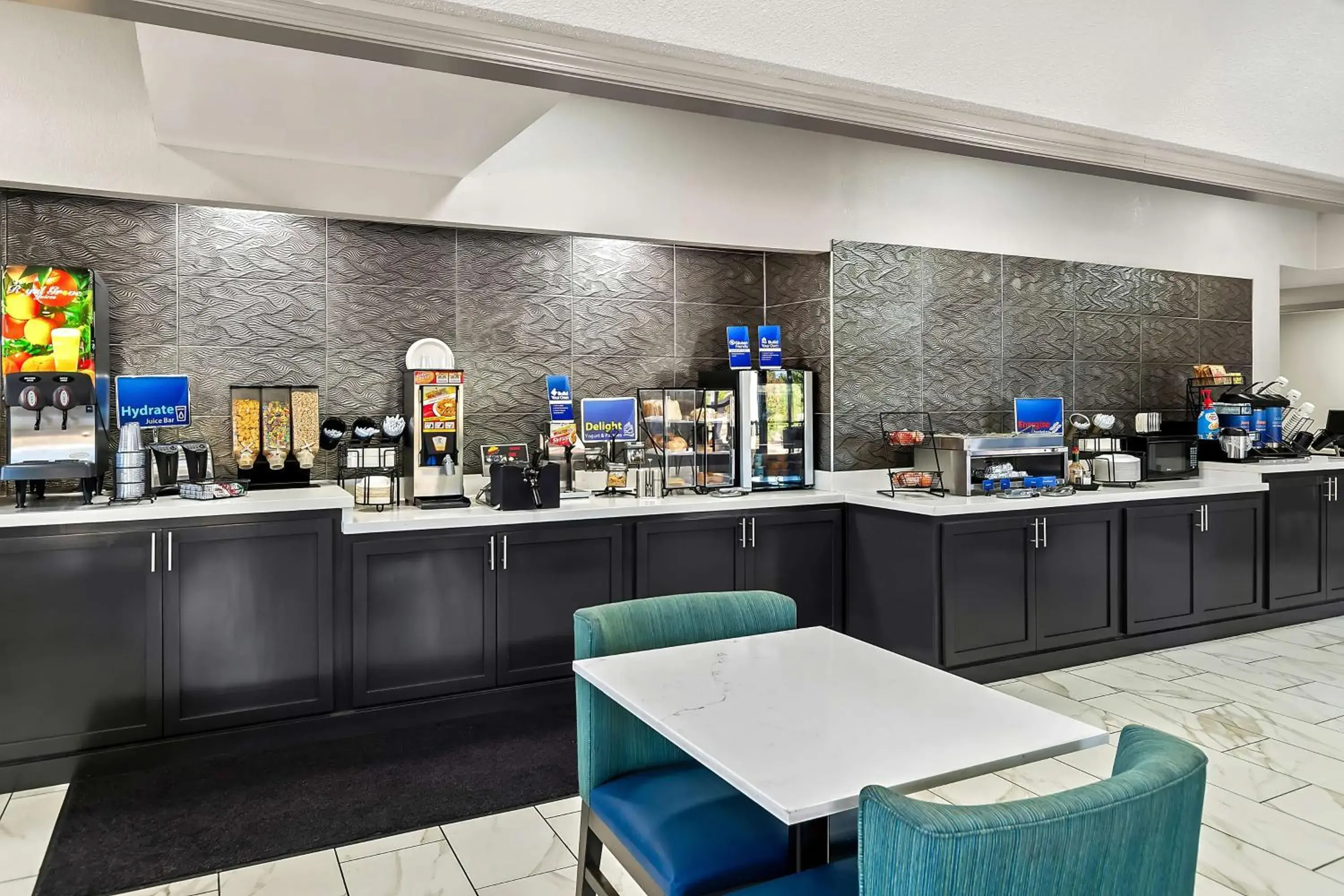 Breakfast in Best Western Inn Breakfast in Best Western Inn