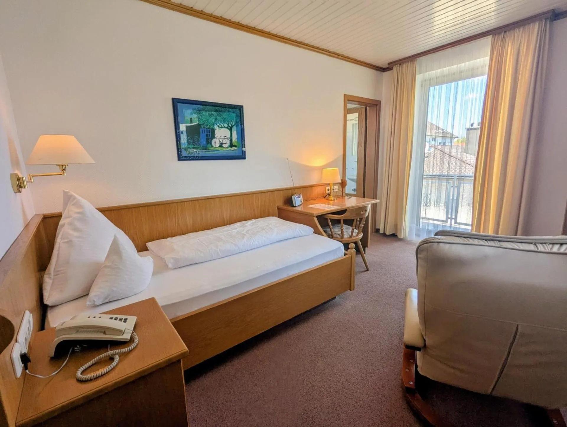 Bed in Hotel Germania