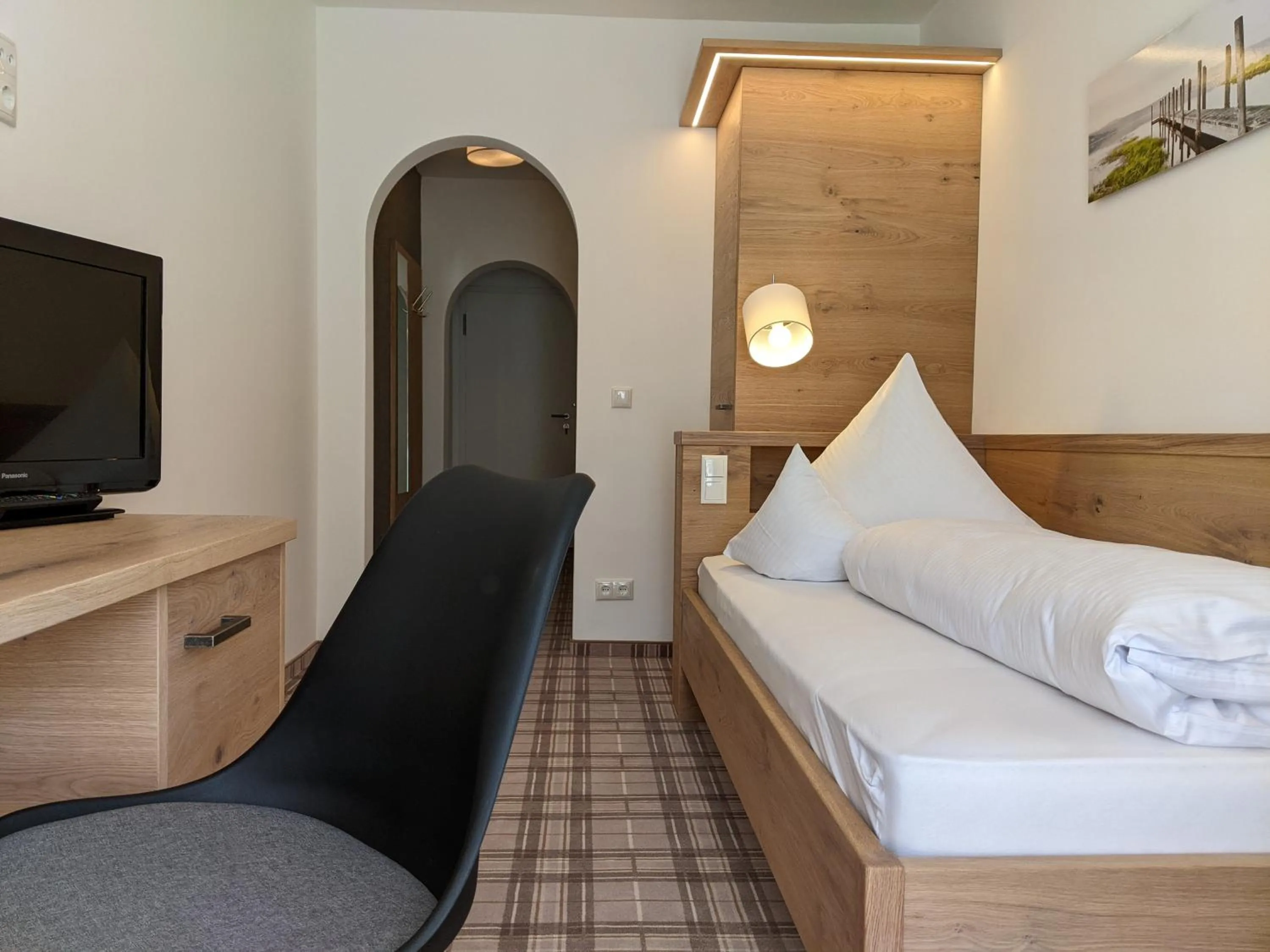 Bed in Hotel Germania