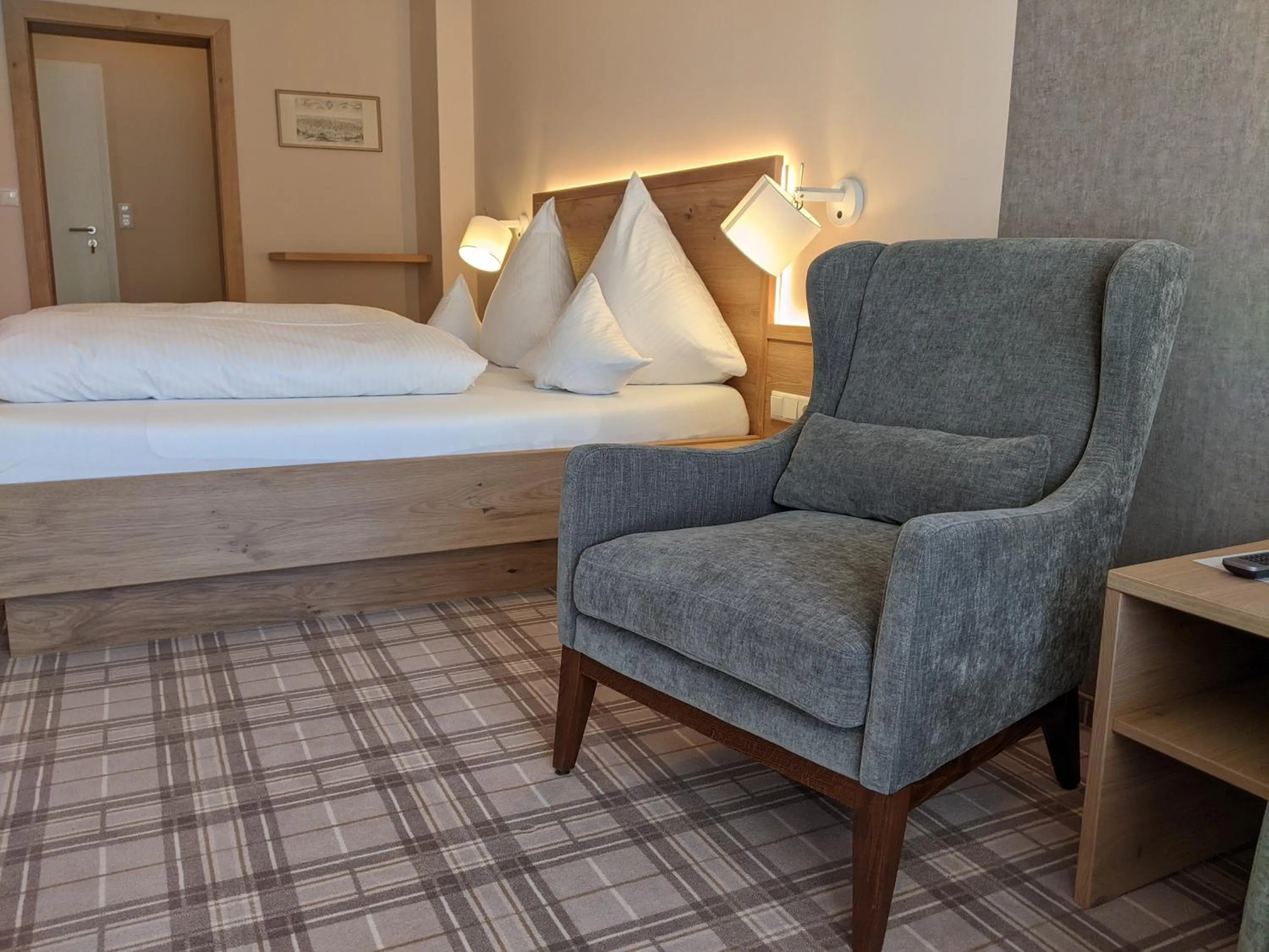 Bed in Hotel Germania