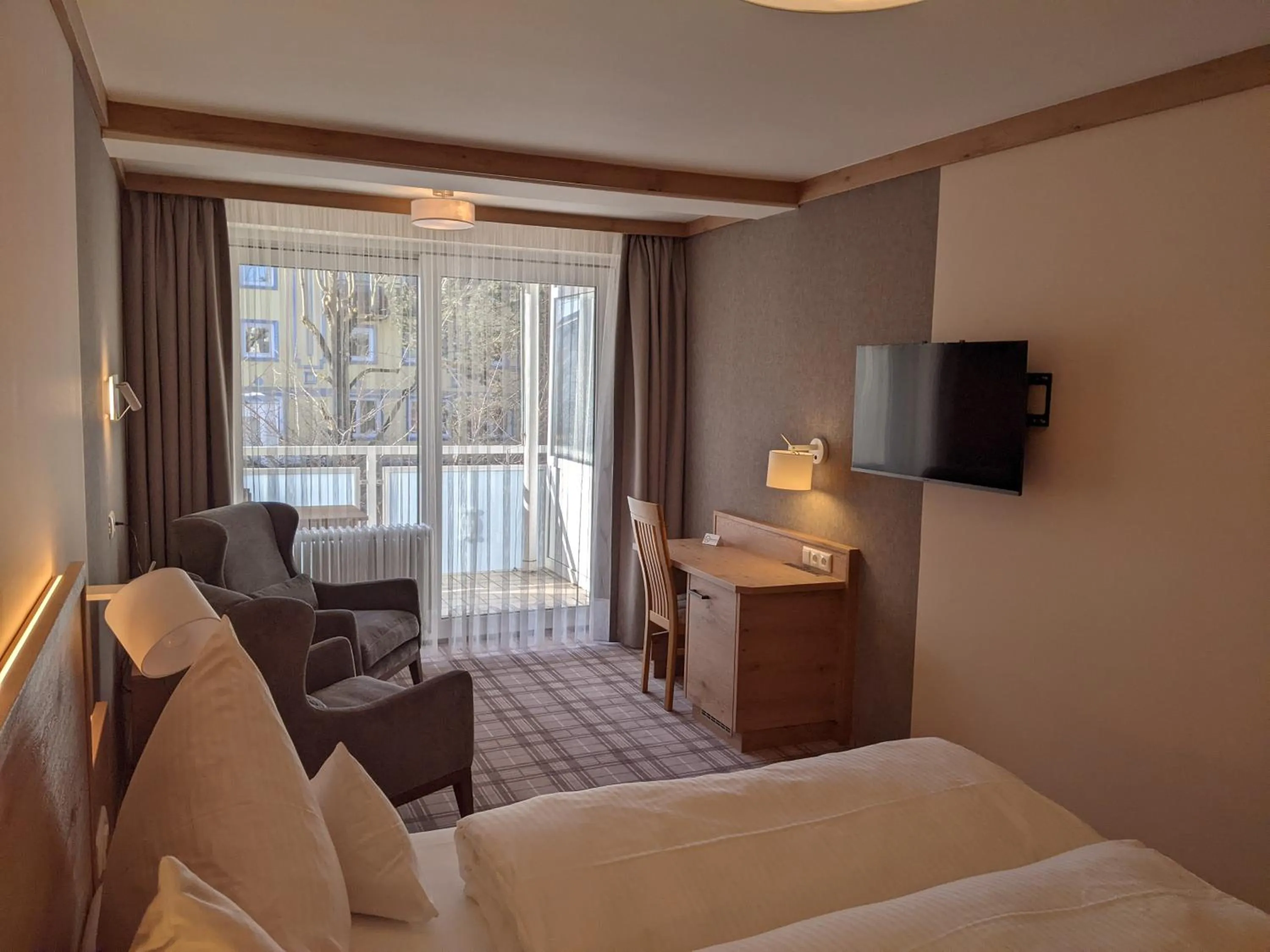 Bed in Hotel Germania