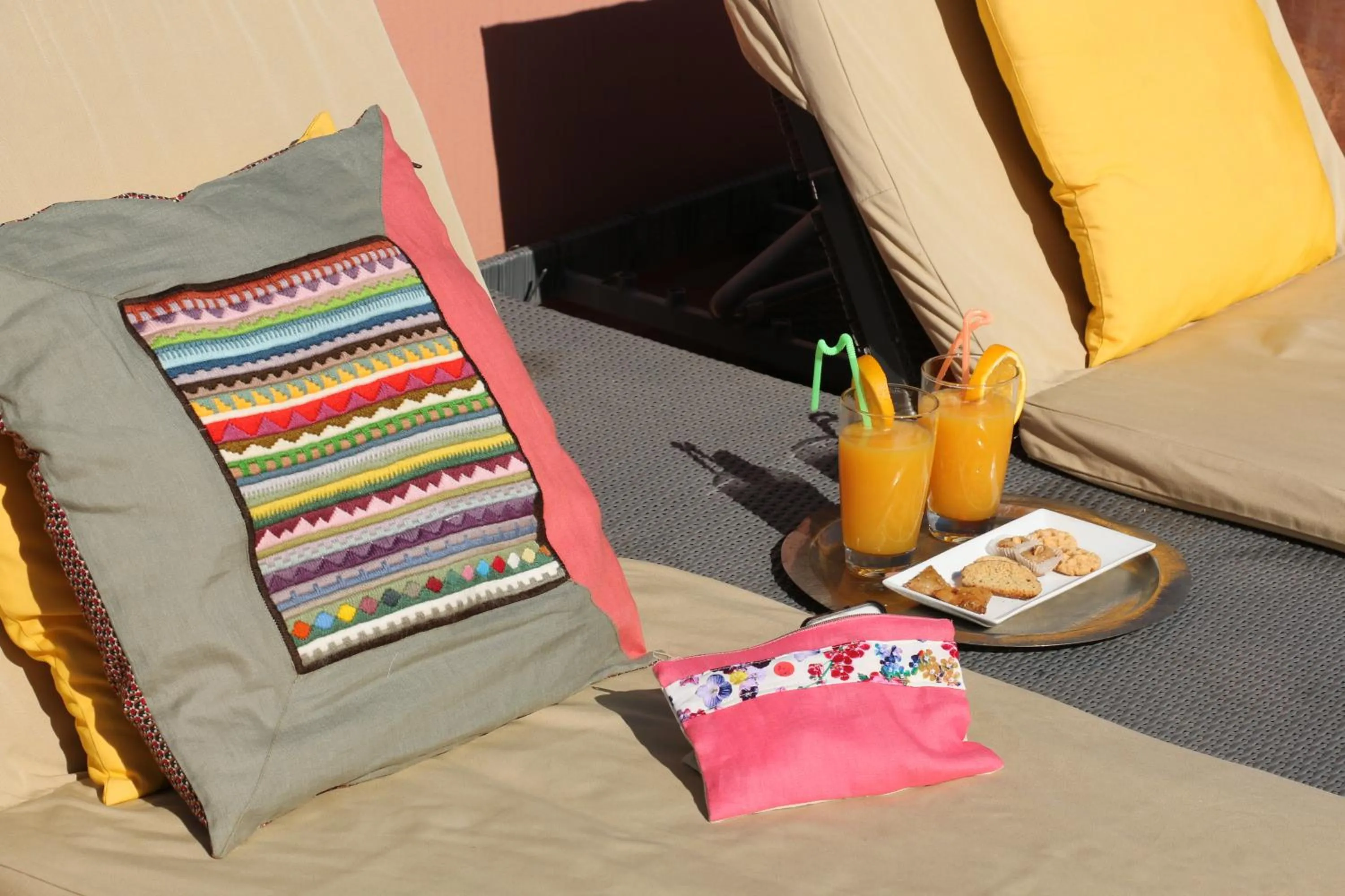 Balcony/Terrace in Riad Chergui