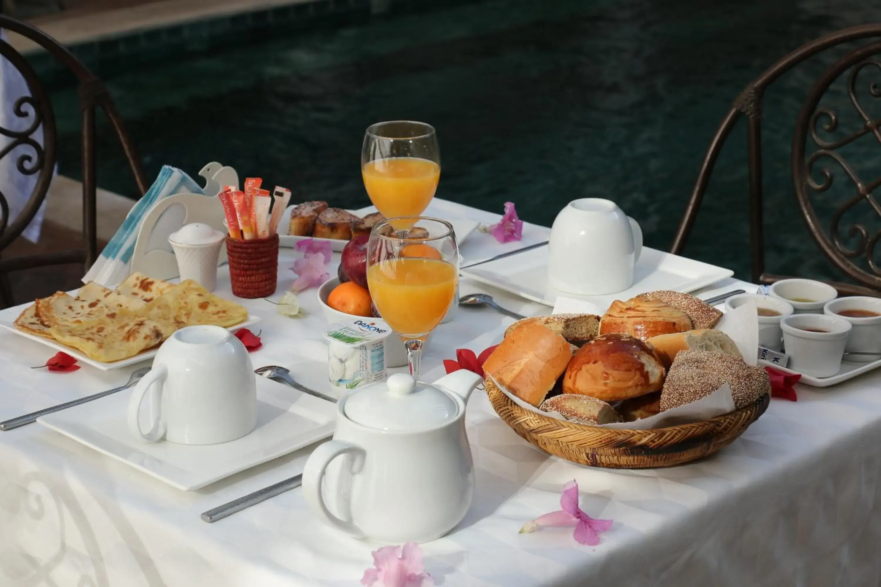 Breakfast in Riad Chergui Breakfast in Riad Chergui