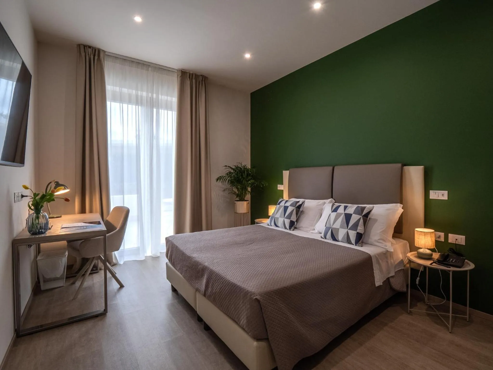 Bed in Hotel Villa Maria