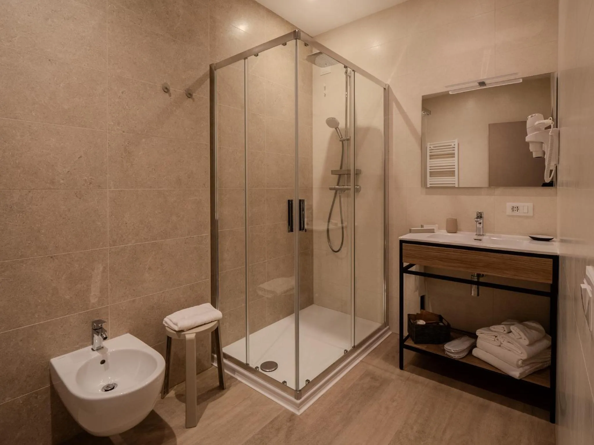 Shower in Hotel Villa Maria