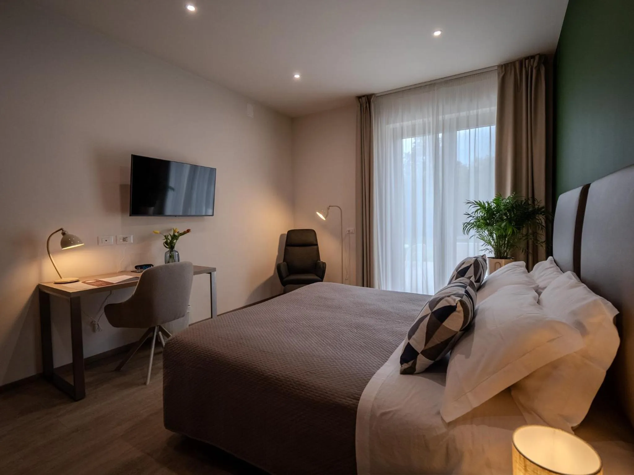 Bed in Hotel Villa Maria