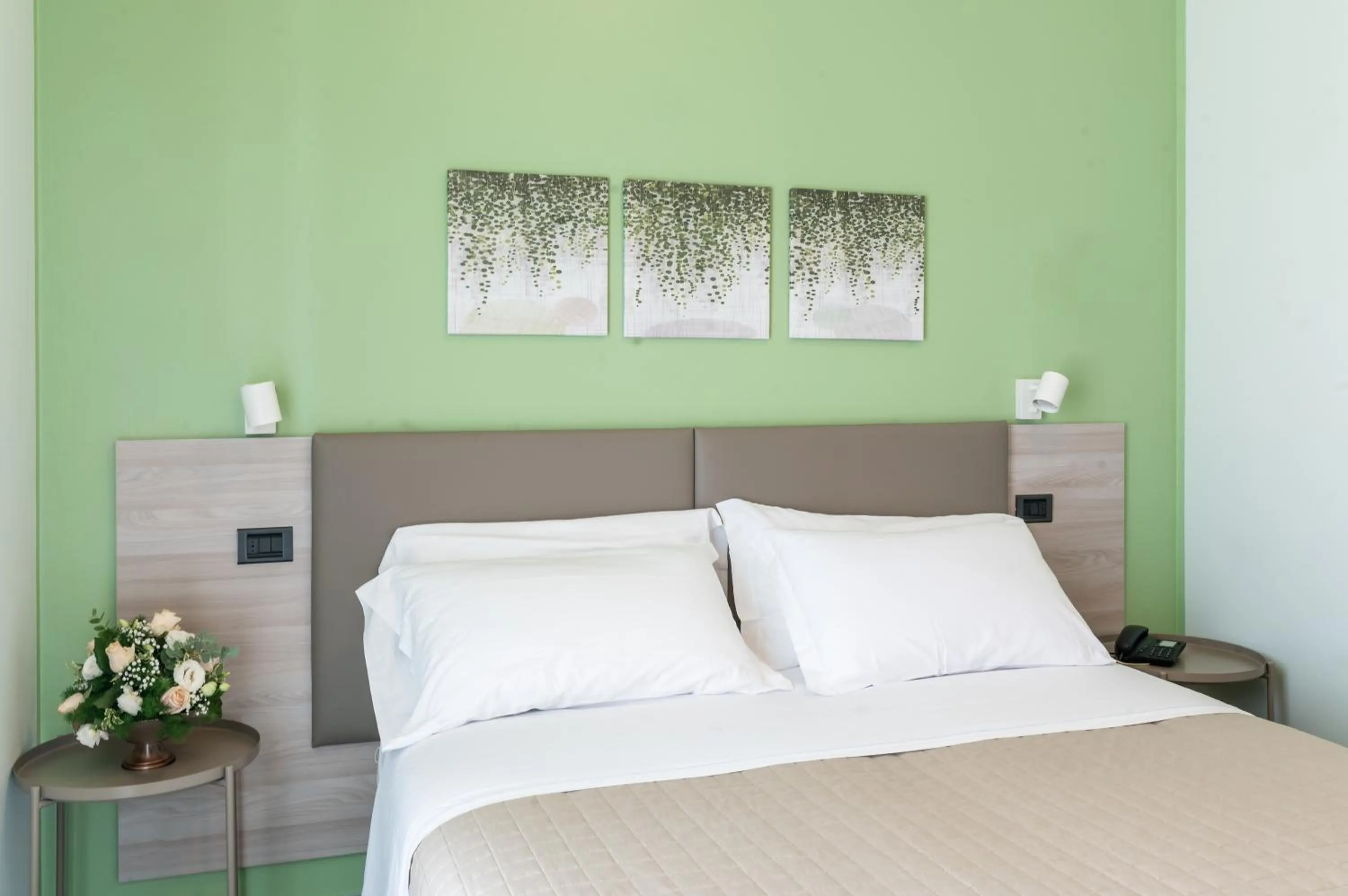 Bed in Hotel Villa Maria