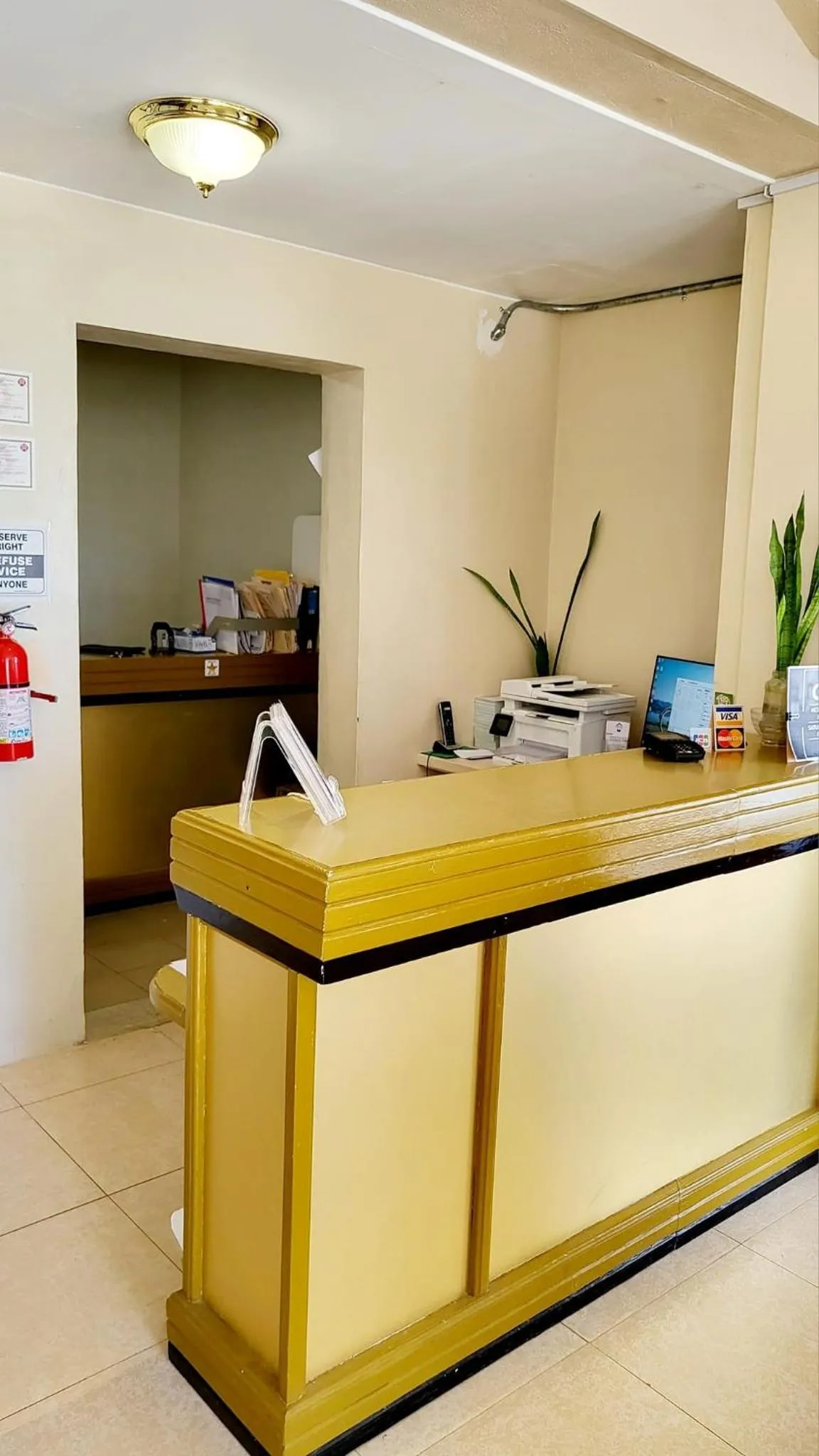 Lobby or reception in Hotel Valentino