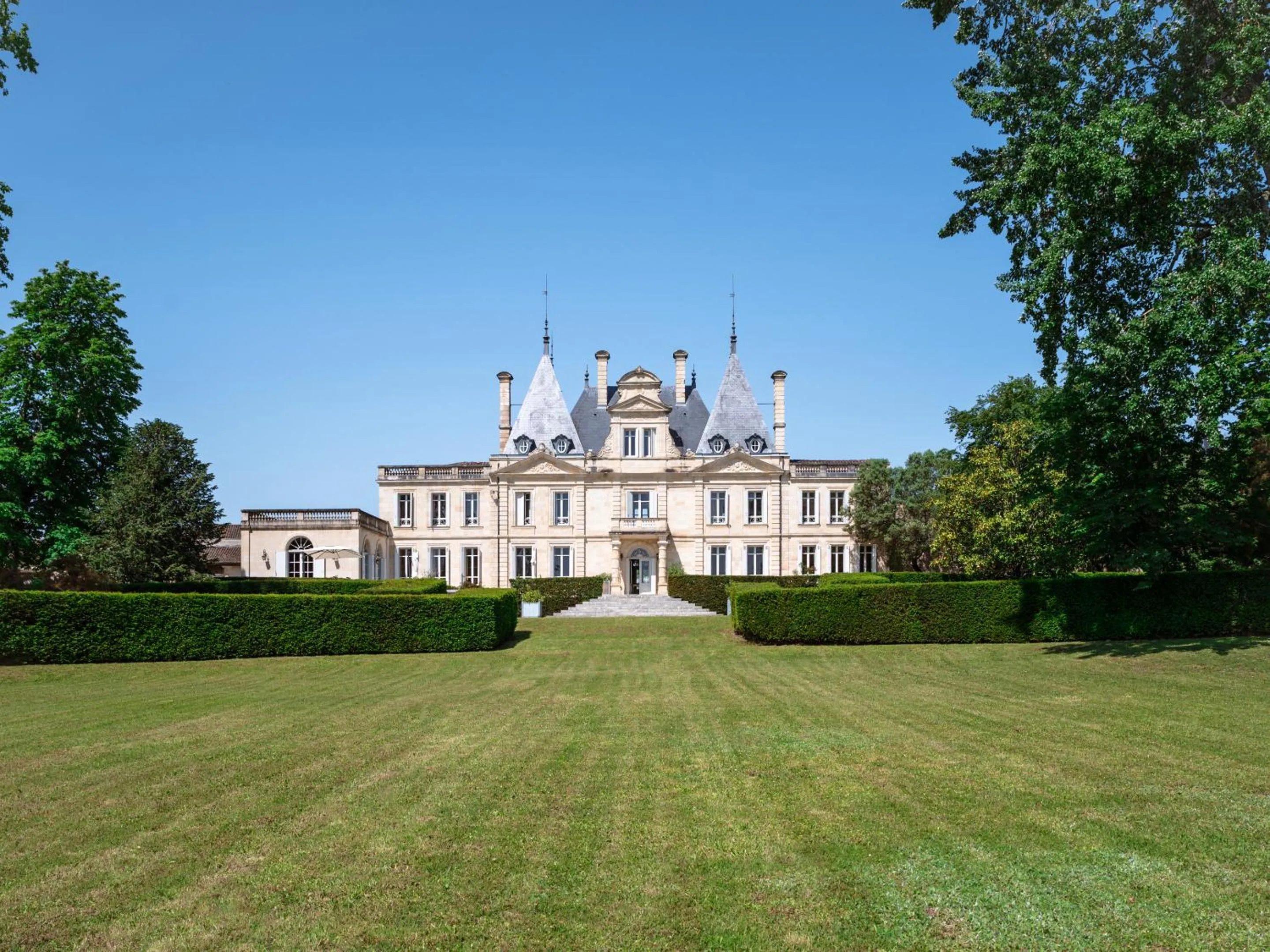 View (from property/room) in Chambre d'hôtes Château de Lussac