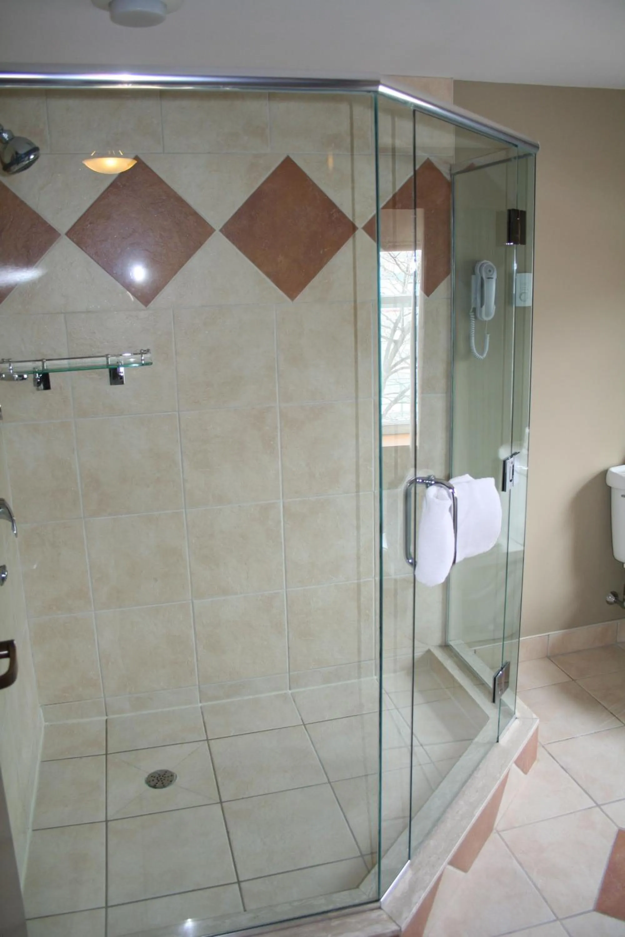 Shower in Murray Premises Hotel