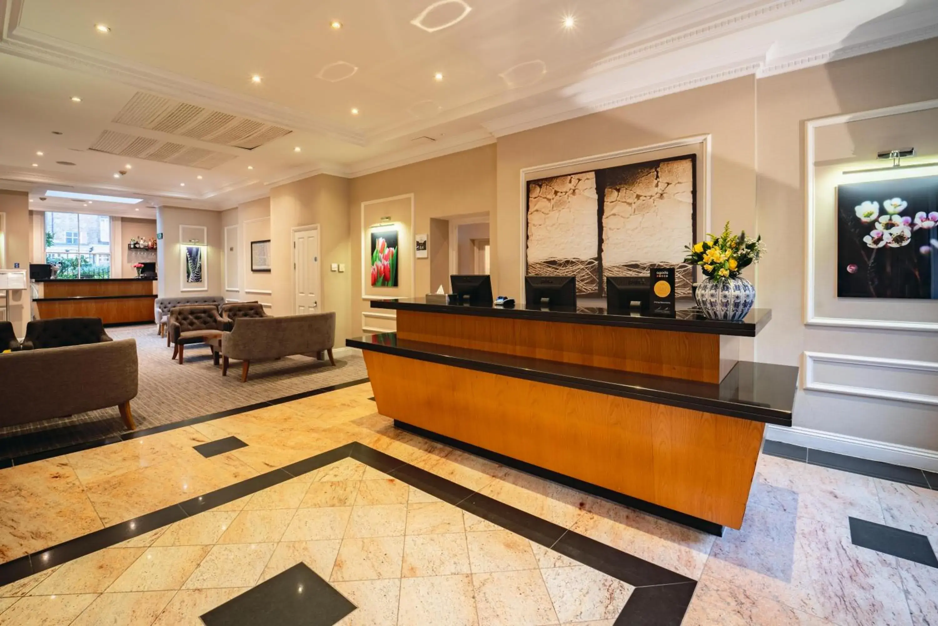 Lobby or reception in Grange Beauchamp Hotel Lobby or reception in Grange Beauchamp Hotel